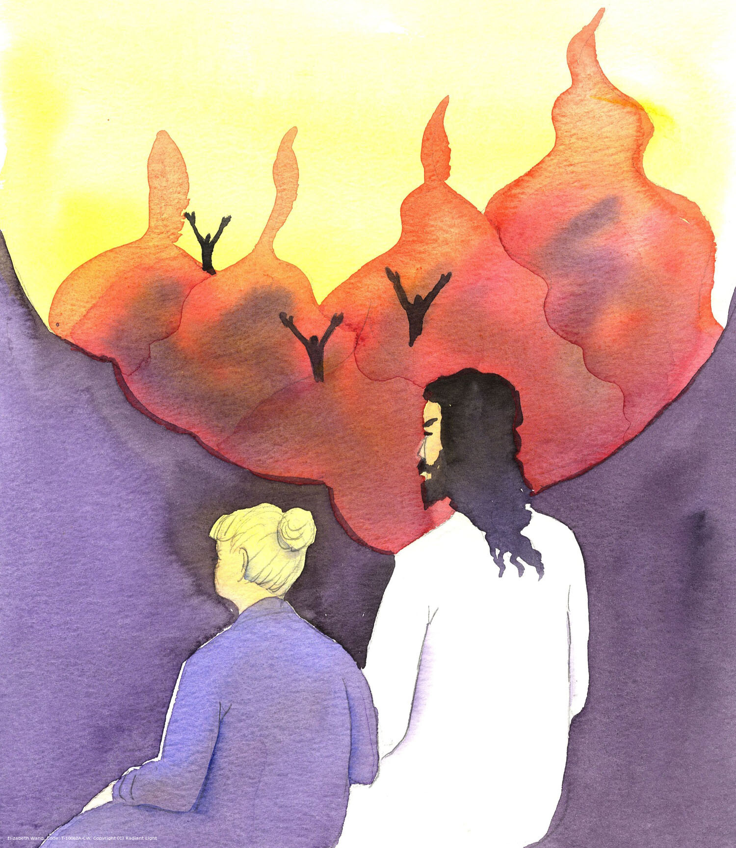 Christ told me, as we prayed together, that although I had just been looking at my picture of Hell, He was at that moment seeing the reality. He can see all those souls who refused to listen to Him as He spoke through their conscience, their good friends, and the Church. He gave them freedom; they chose to ignore Him.
