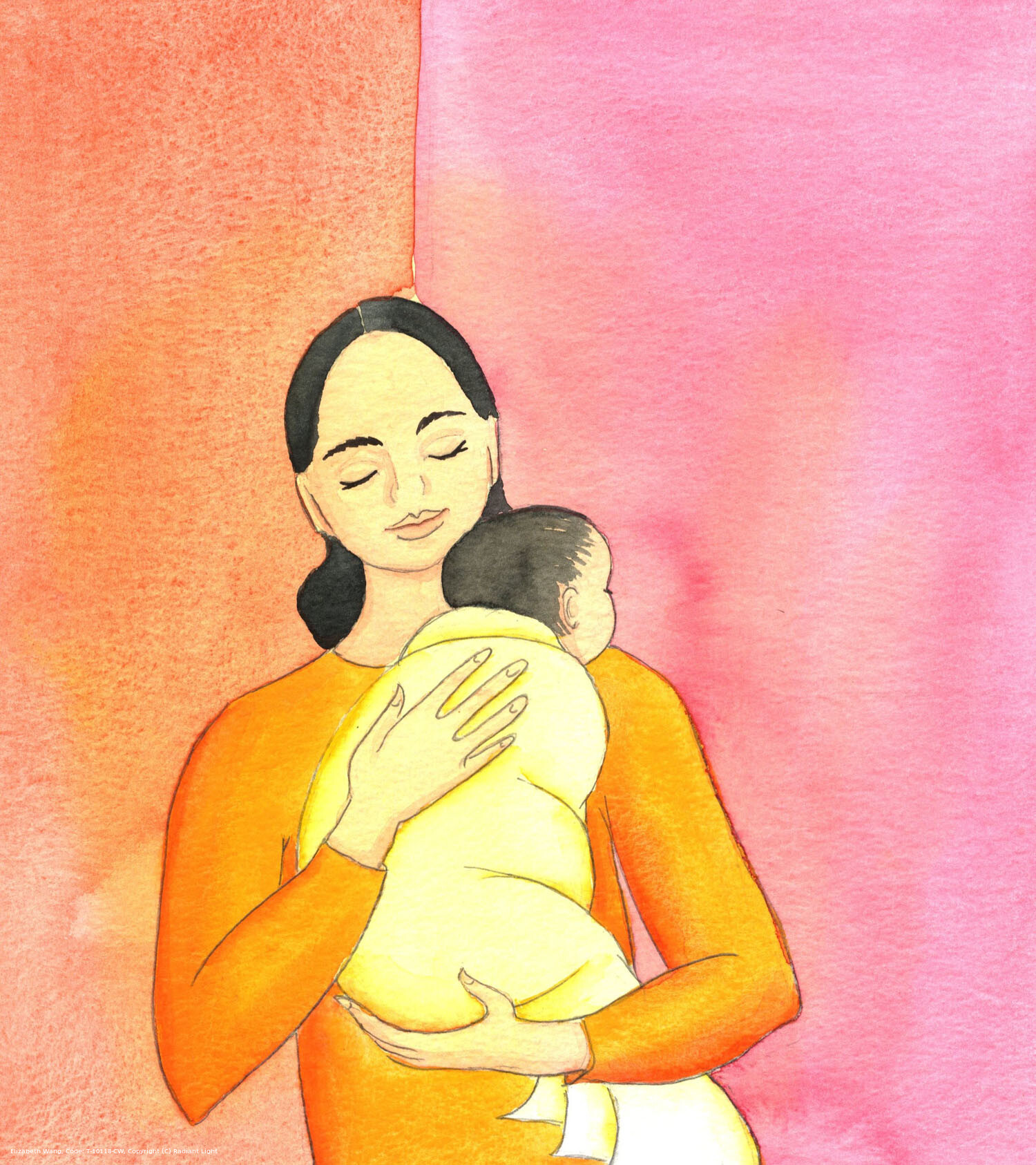Christ asks us all to believe that just as some of us, as mothers, have loved to comfort, console, warn and encourage the little infants in our arms, so Our Blessed Lady, Mary, Christ's own beloved Mother, loves to hold and console us.