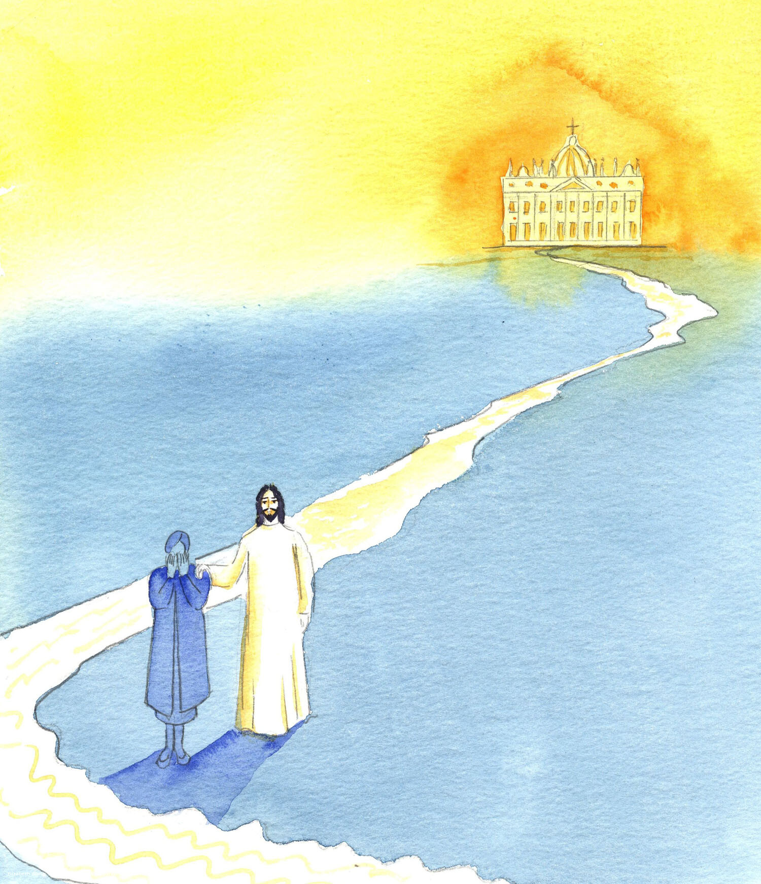 A person who dislikes one of the Church's teachings and therefore refuses to look clearly at the Divine Origin of the Catholic Church, makes himself blind to the other truths the Church offers, about life and death, sin and virtue, and will remain blind unless Christ intervenes to give her special help.
