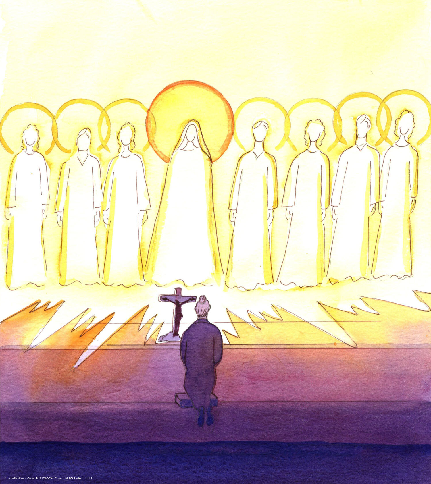 The Lord wants us to remember, when we speak to God to thank Him for the Saints, or when we ask them for their prayers, that they are real people, alive in Heaven, close by. We can count on their help. They love us, and delight in our devotion, and in our humble requests for their prayers.