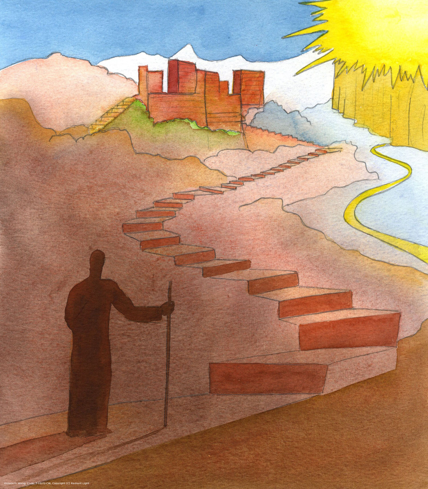 There are people in many places who wrongly believe that we can earn Heaven by our repeated prayers and laborious religious practices. Heaven is a free gift, received in the end as a free gift, through faith in Jesus Christ Who Himself came down from Heaven to show us the Way, and to free us from our sins.