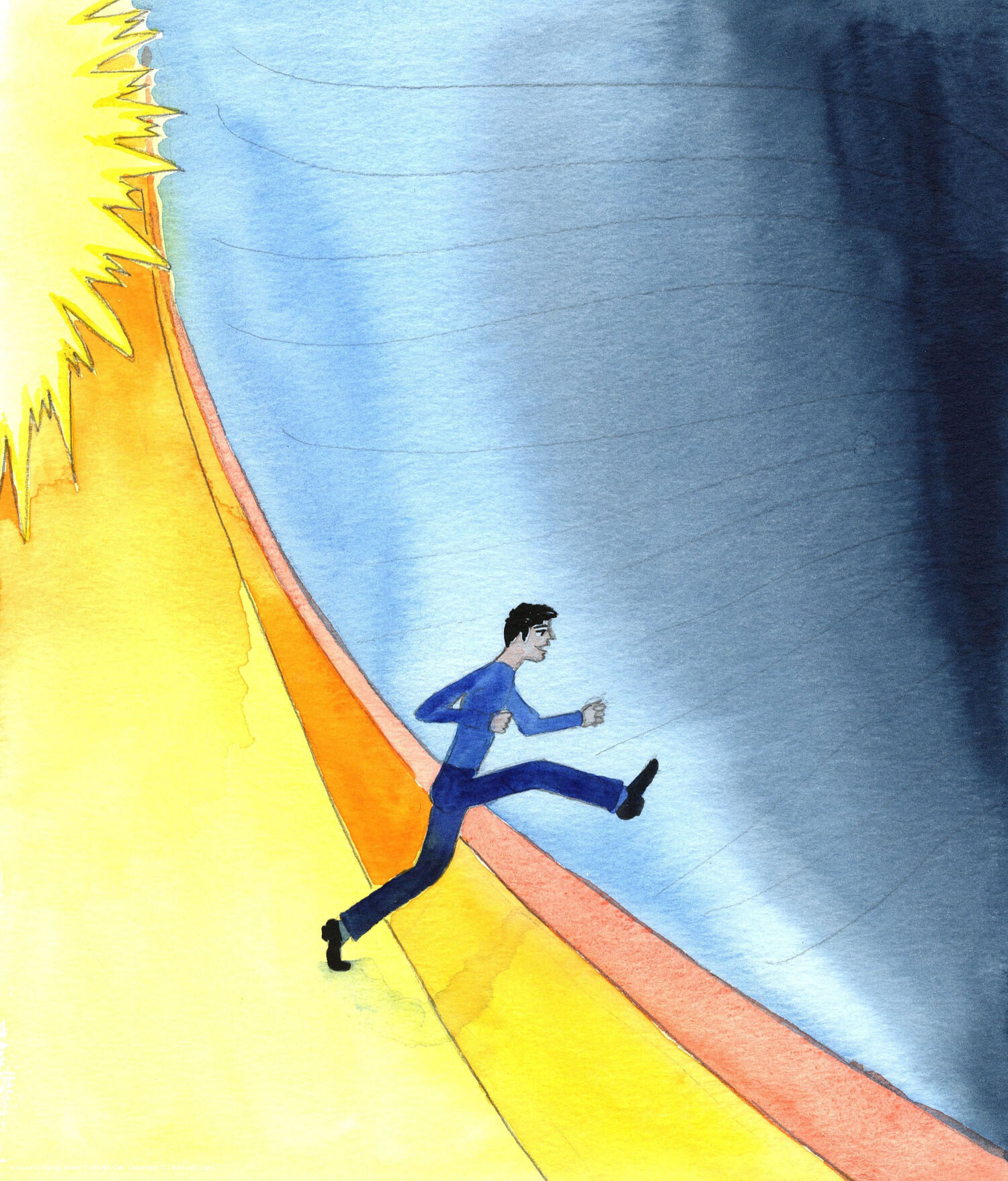 When a person deliberately commits grievous sin, it's as if he leaps out of the Kingdom or out of a state of grace, into a dark area which slopes steadily downwards into a deep pit. No-one gets out of that by his own power, but needs to pray for grace - or to be helped by the intercession of those who love Christ.