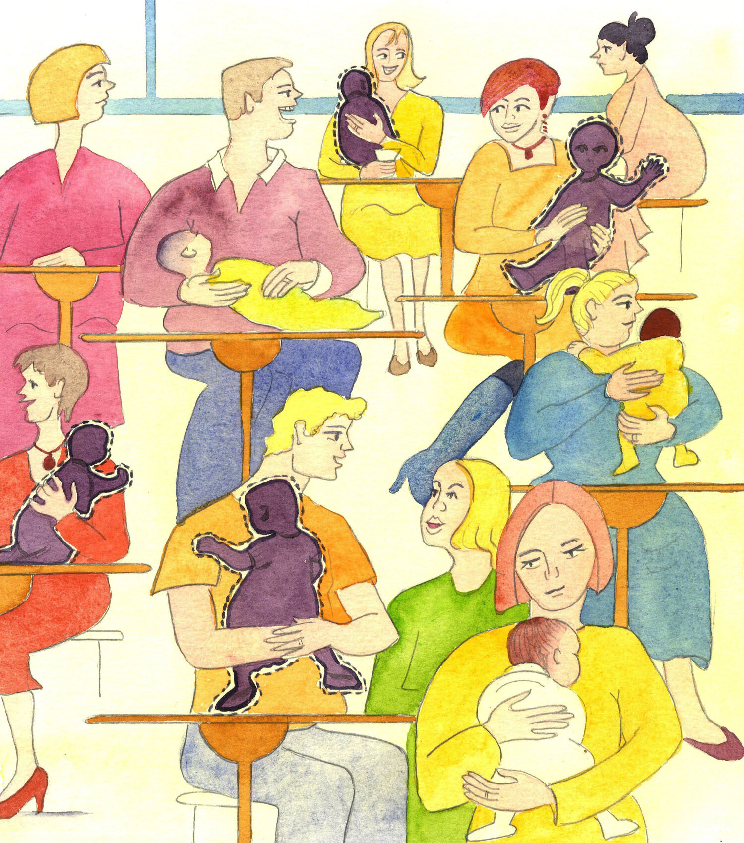 It is tragic that in places where there used to be a great number of infants and older children there are now so few, because so many women have had an abortion - or more than one. Some children have no-one to play with. The playgrounds and cafes are not as joyful as in earlier years.