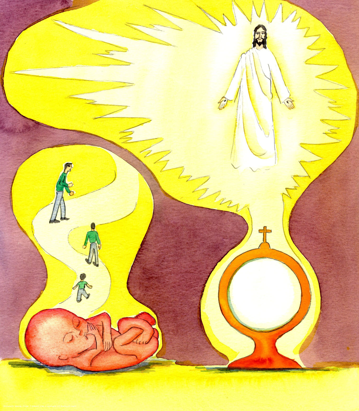Just as a consecrated Host, which seems so insignificant, is in fact the Presence of Christ the Saviour, so a tiny embryo, which seems so insignificant, is already a living person who will grow into adult life.