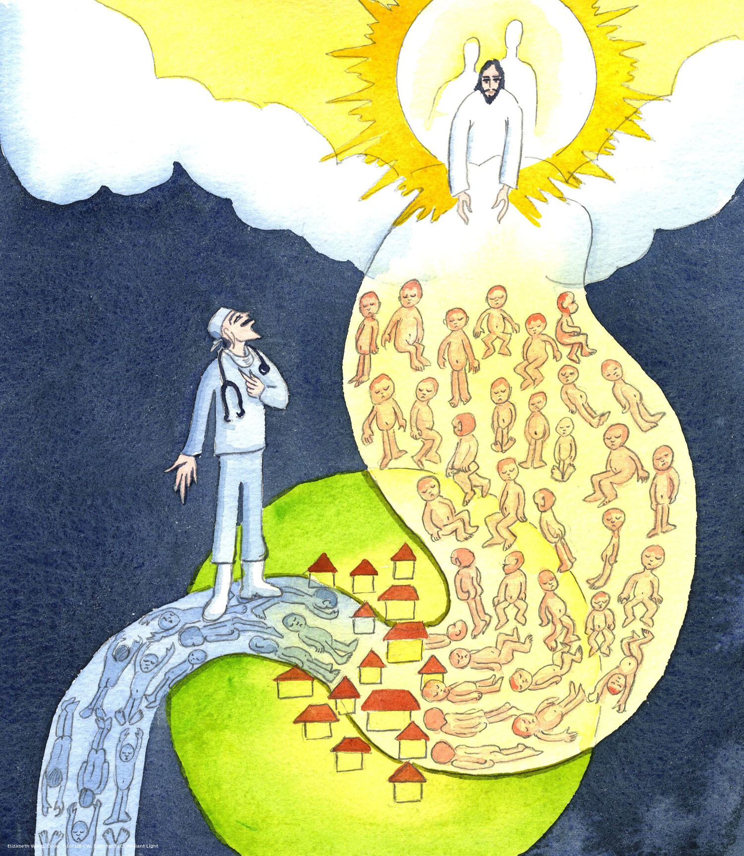 God sends down His gifts from Heaven, including the gift of life, in newly-conceived babies, each of whom has an immortal soul. Yet Satan has engineered the whole abortion business, and many women who are dismayed to be pregnant ignore God's laws and seek a doctor who will kill and expel the child: a barbaric act.