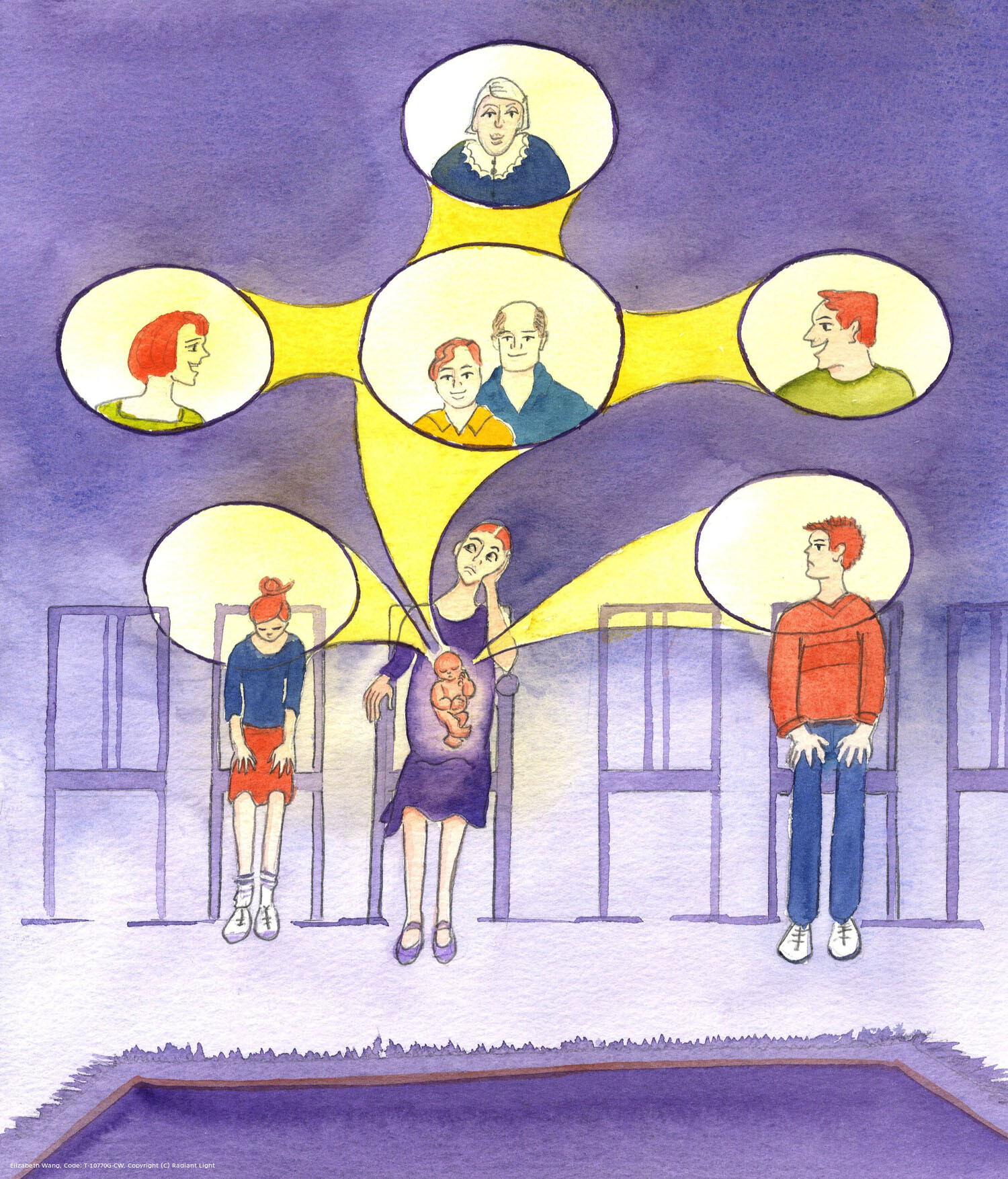 How few of those young women who think about having an abortion think about the fact that they are pondering the destruction of someone to whom all the family is related: grandparents, aunts, uncles, nephews, nieces and siblings.