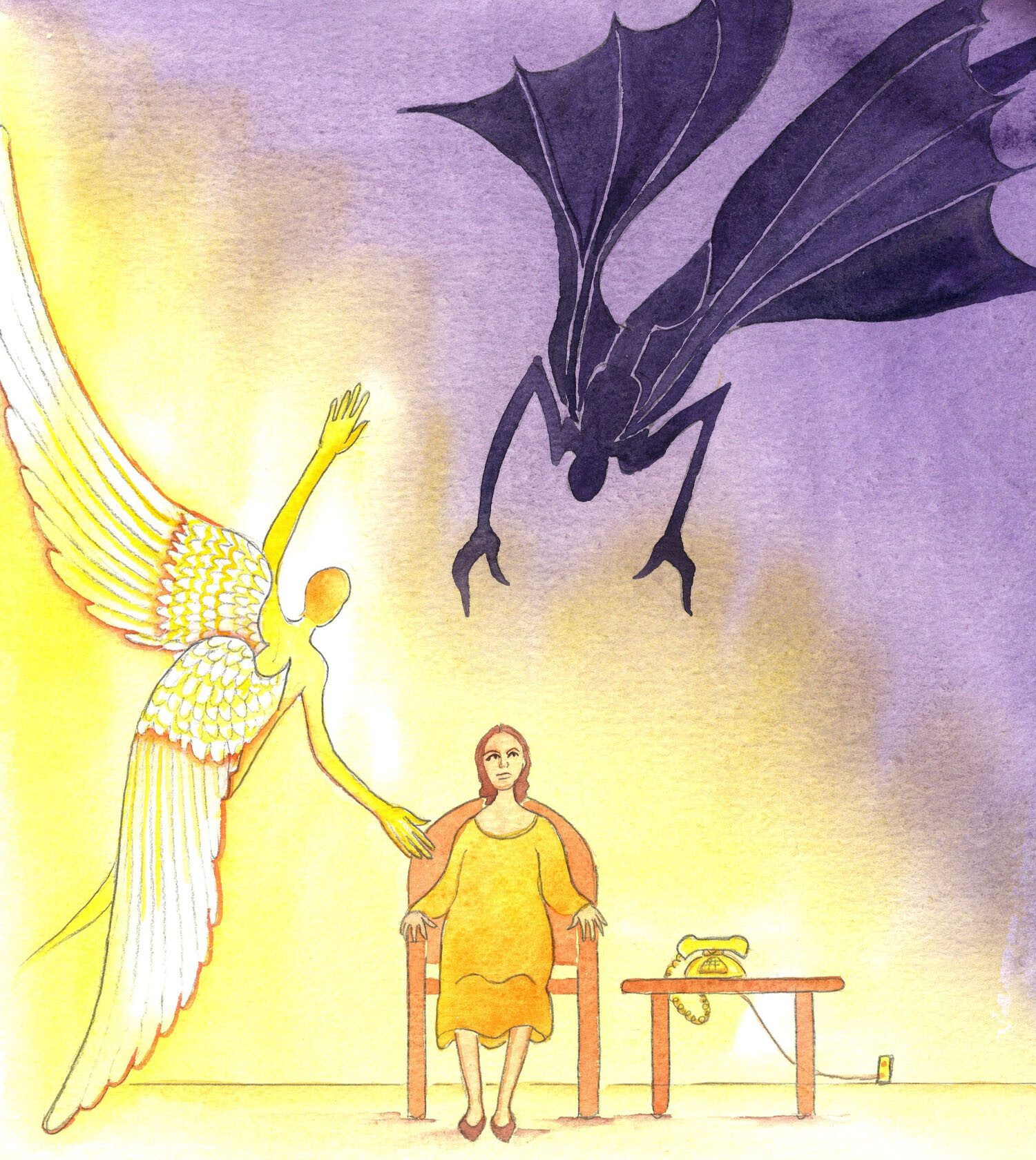 It is too easy, in making decisions about everyday life, to weigh up the personal benefits and to forget the spiritual realities. Pregnant women deserve to be reminded that it is never God, or good angels, at work, urging women to destroy their own babies in the womb. Mothers must ignore selfish desires, or evil influences.