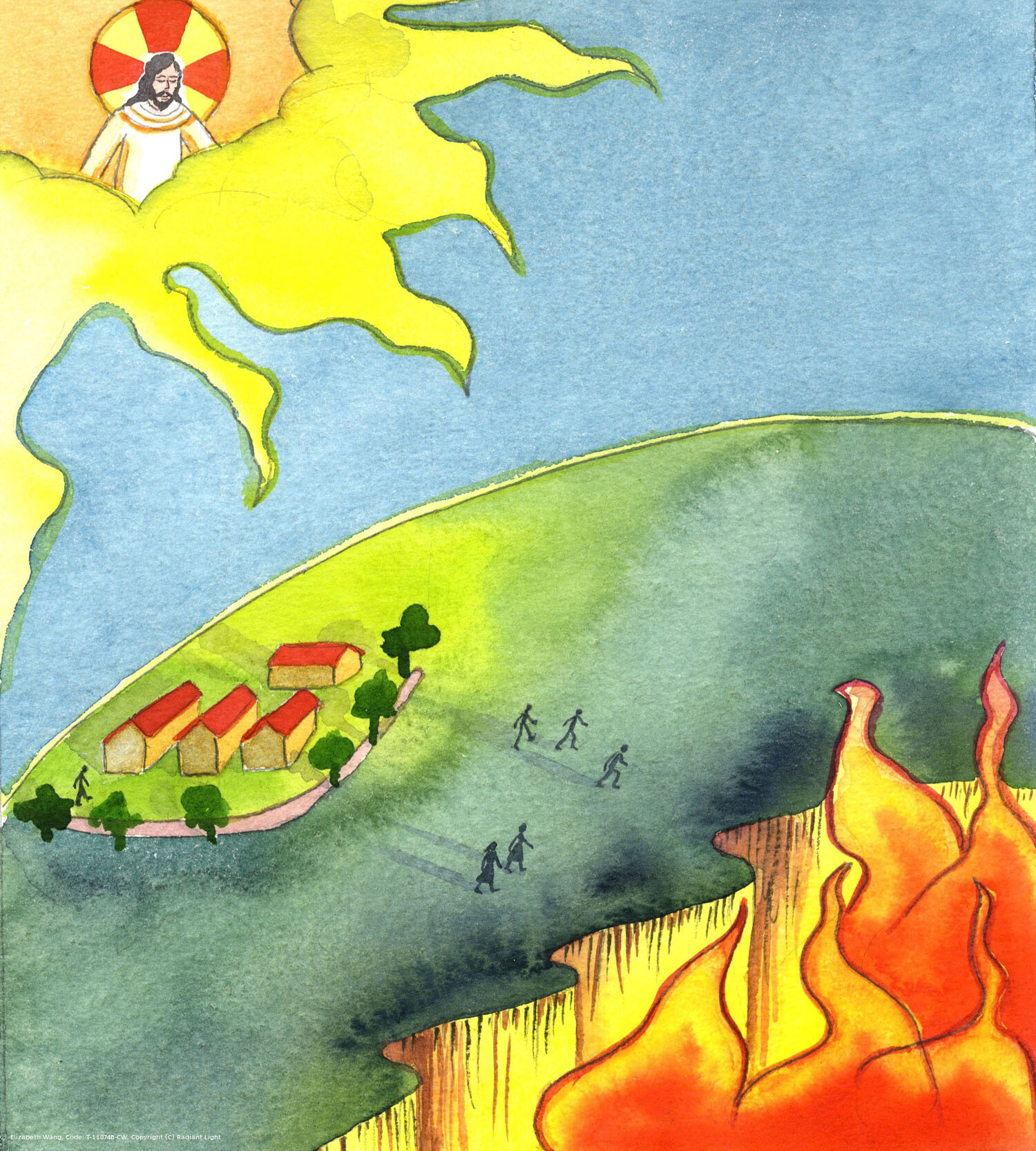 It is a terrible sight for Christ to see, from Heaven, as people walk resolutely towards the flames of Hell: people who have refused to listen to His wise words about repentance and transformation: people who will be separated from Him eternally, through their own fault, if they do not repent of their sins before they die.