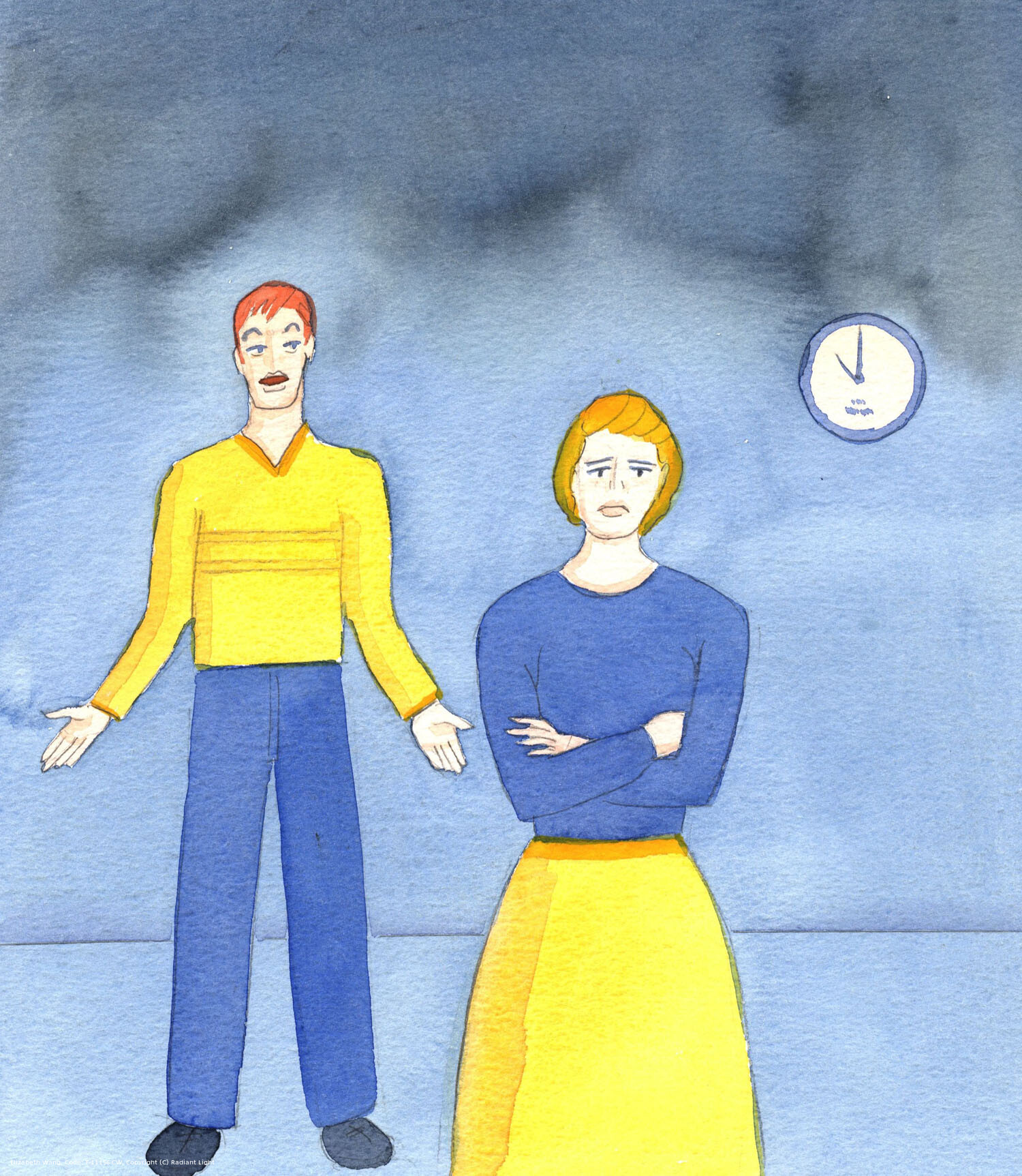 What counts in a marriage is for each spouse to be willing to forgive the other, just as Christ has forgiven each of them - despite times when one is upset by the other's faults, or even outraged. By the grace of Christ, forgiveness is possible.