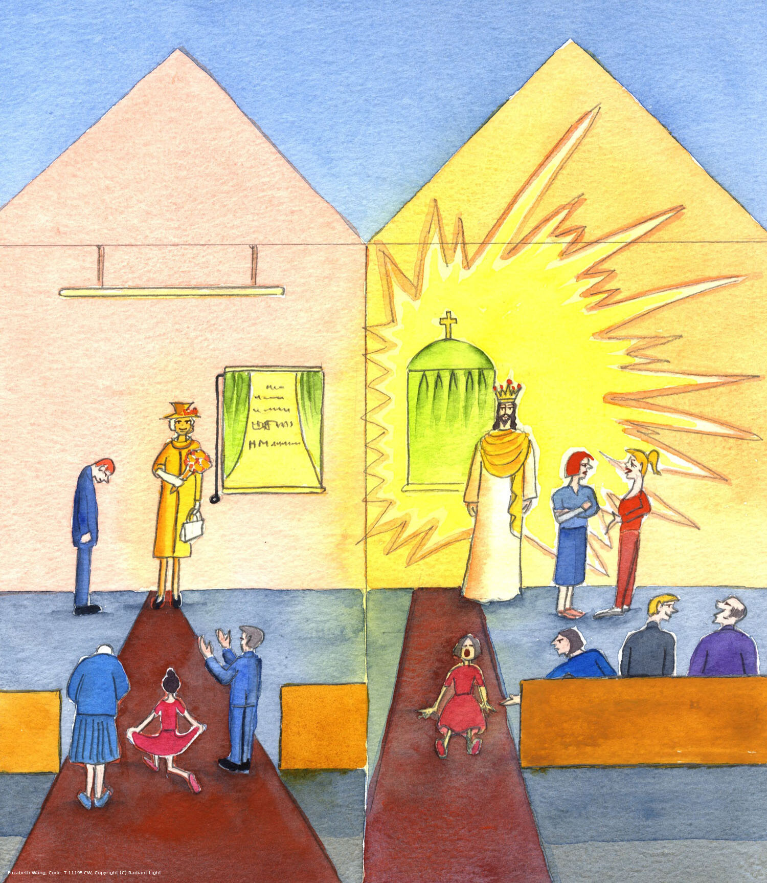 When in Queen visits a hospital, people use every possible means of showing respect, through their approach, dress, speech, manner, welcome, warmth and gestures: yet how many Catholics use any of these means of showing reverence towards their King: Jesus Christ, Divine King and Savior, Present on the altar and in the tabernacle?