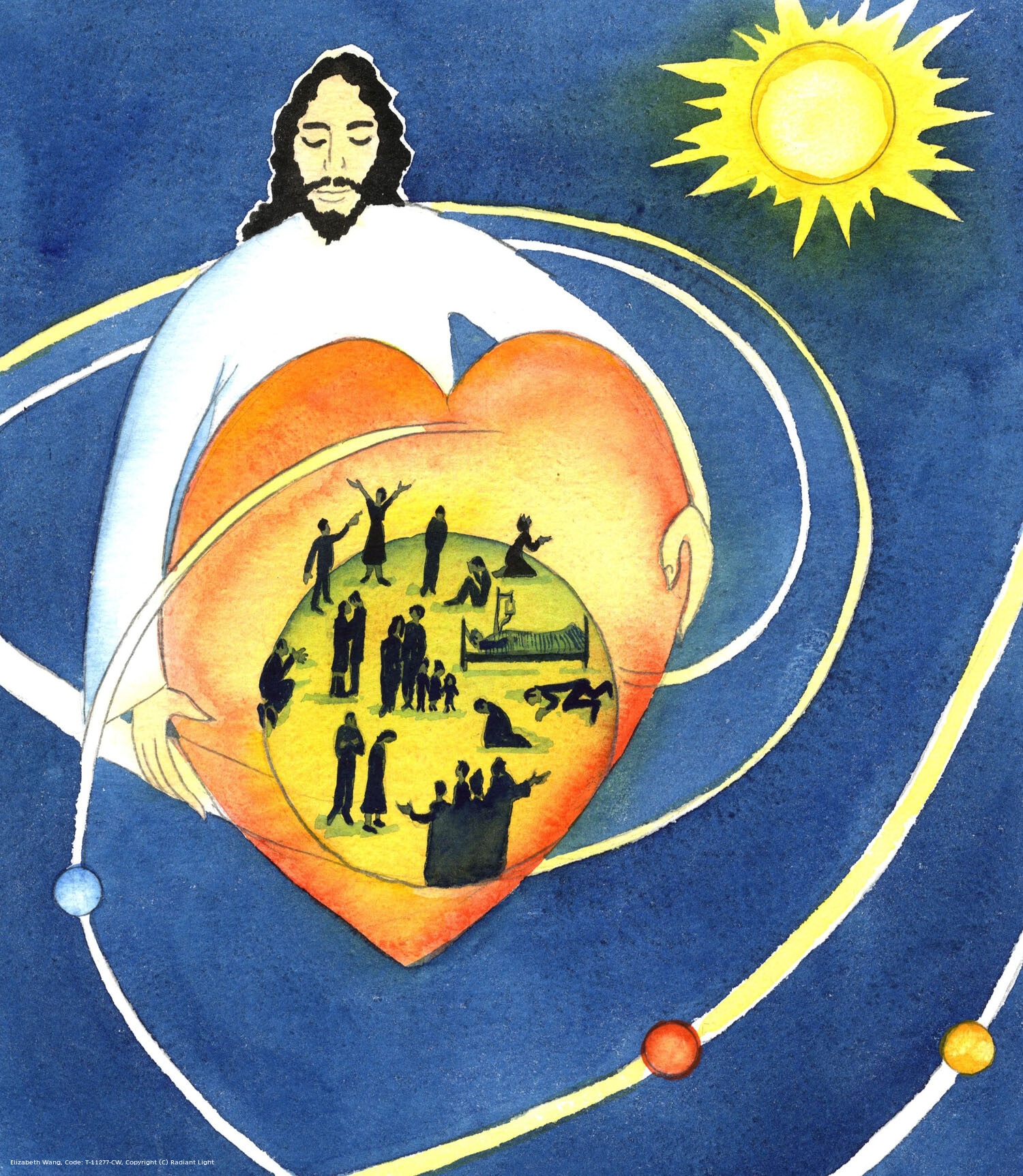 We are wise to pray: "O Sacred Heart of Jesus, Have mercy on us". Christ holds in His heart and love and affections the entire world, and every person on it. No-one can escape from His concern, even though some people insist on ignoring, rejecting or opposing Christ - and, from love, He respects their freedom to walk away.