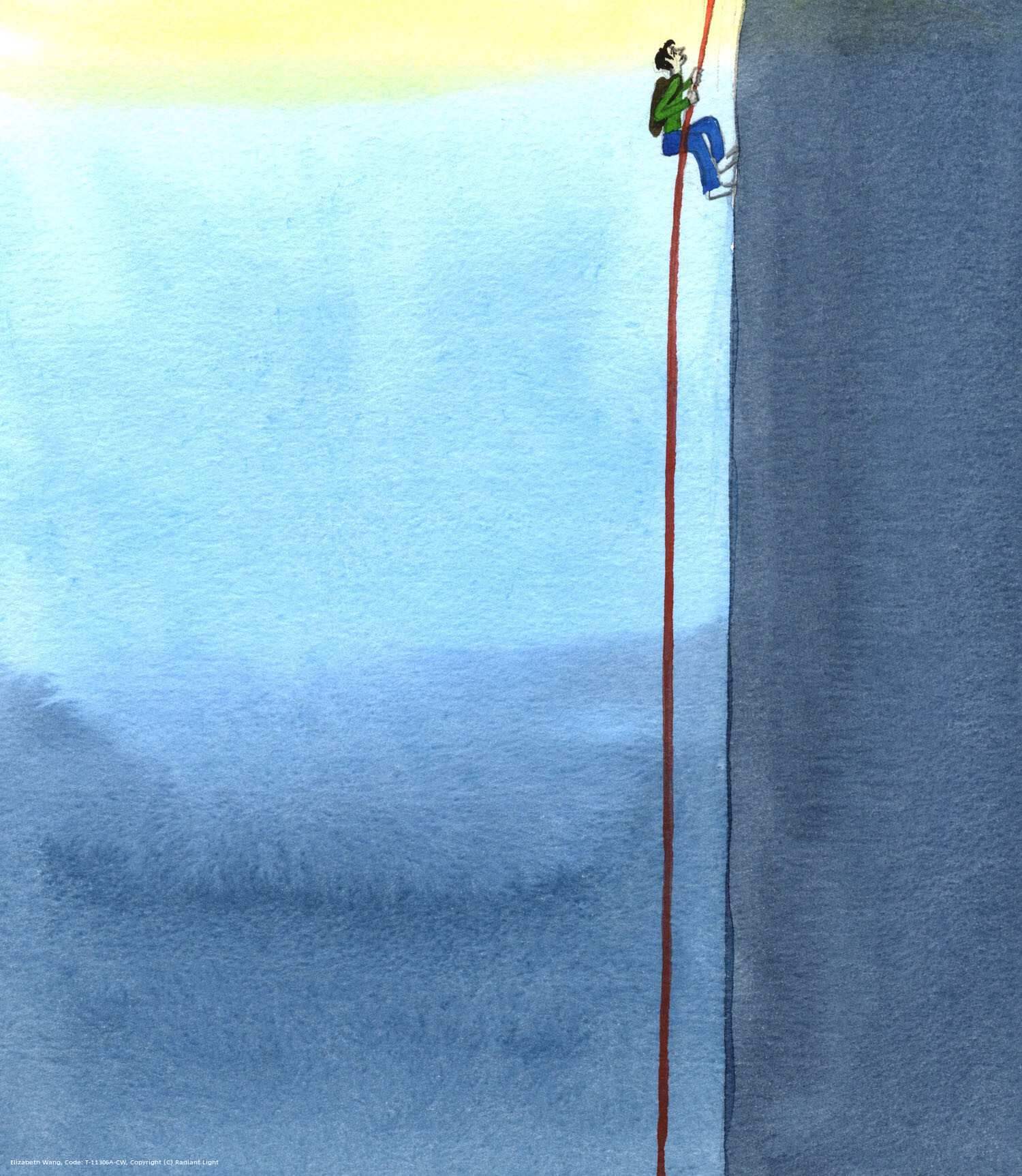 We should persevere on the journey to Heaven, and not be tempted to 'let go of the rope' through deliberate mortal sin