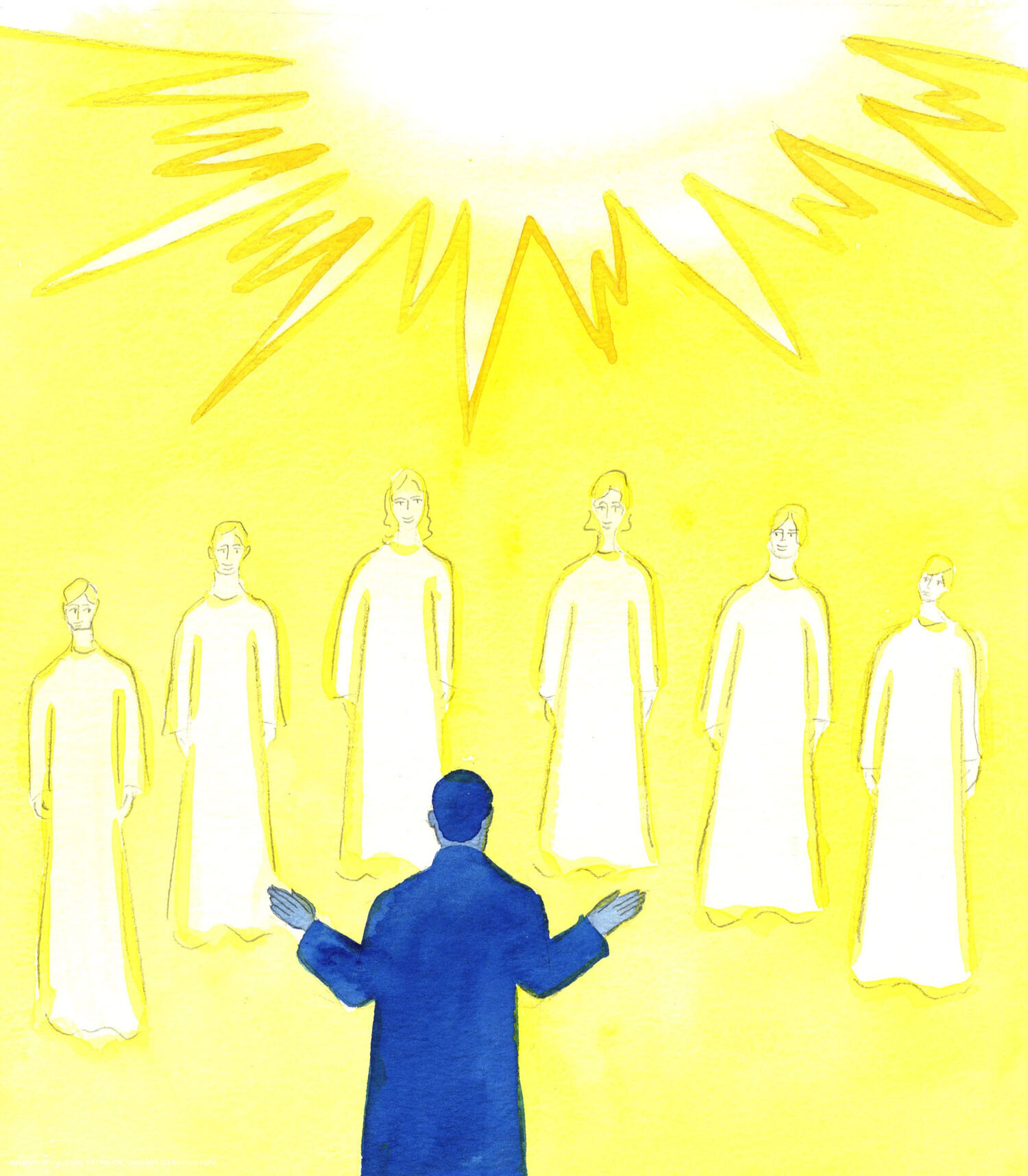 We are wise to ask the Saints for their prayers. They are alive, living in glory, and love to intercede for us with God. As we pray, and work, it's as if by their love and companionship they help to form a fence around us, to protect us from evil, and to encourage us to raise up our hearts and minds to the Blessed Trinity, above.
