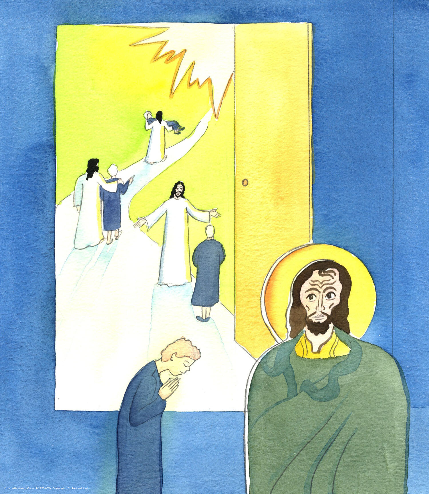 True intimacy with Christ can be achieved, by His grace. A person who genuinely loves Christ might begin with only an image of Him, as she prays; but if she perseveres in prayer and acts out of charity, throughout all difficulties, and remains full of faith, she will come to know the living Christ, as if through a door, behind the image; and she will move towards Heaven in His company, in peace and joy.
