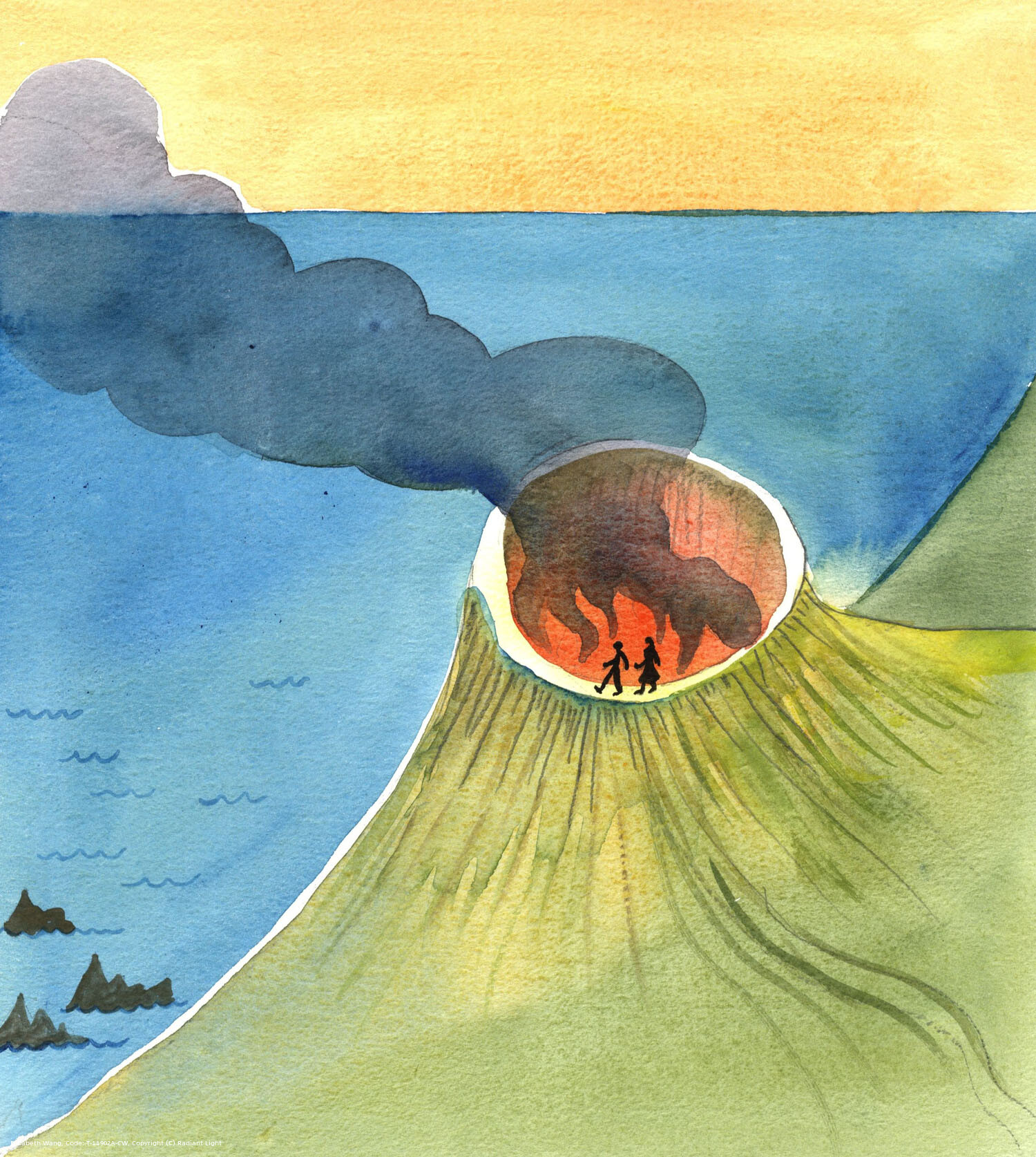 Just as people who deliberately choose to ignore all warnings, and walk around the rim of the crater of a volcano, are in danger of falling into the fire, through their own foolishness and pride, so, those people who deliberately defy God by acting against His moral law are in danger of falling into Hell, through their own fault, unless they repent before they die.