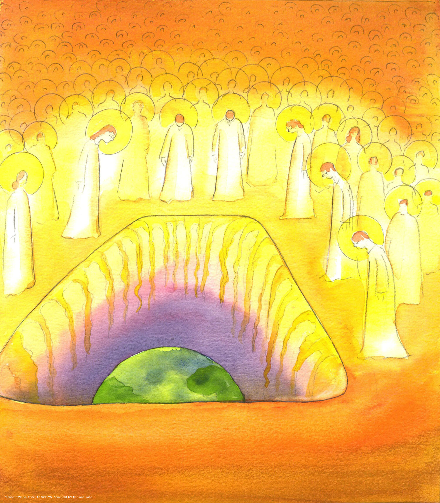 The Saints pray fervently for our well-being and salvation. Their prayers draw down upon the earth a great torrent of Divine graces, as they look with pity and love upon us, in our struggles to be holy. They persevered in the Faith, in love for Christ, until the end. Earthly life seems very brief, to them, who now enjoy God's love in Eternity.