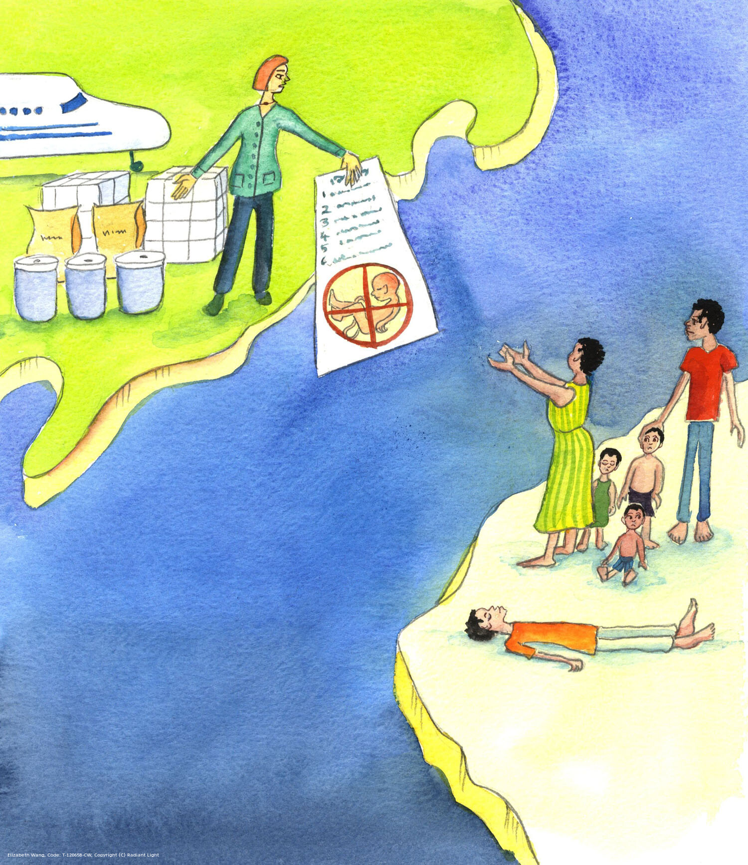 To offer aid to people in poor countries that is conditional upon the recipients' agreement to accept immoral programmes of contraception and abortion, as well as aid, is wicked. If aid is necessary, it should be genuine aid, not corruption of a country's morals. If development is necessary, it should be good development, not bad.
