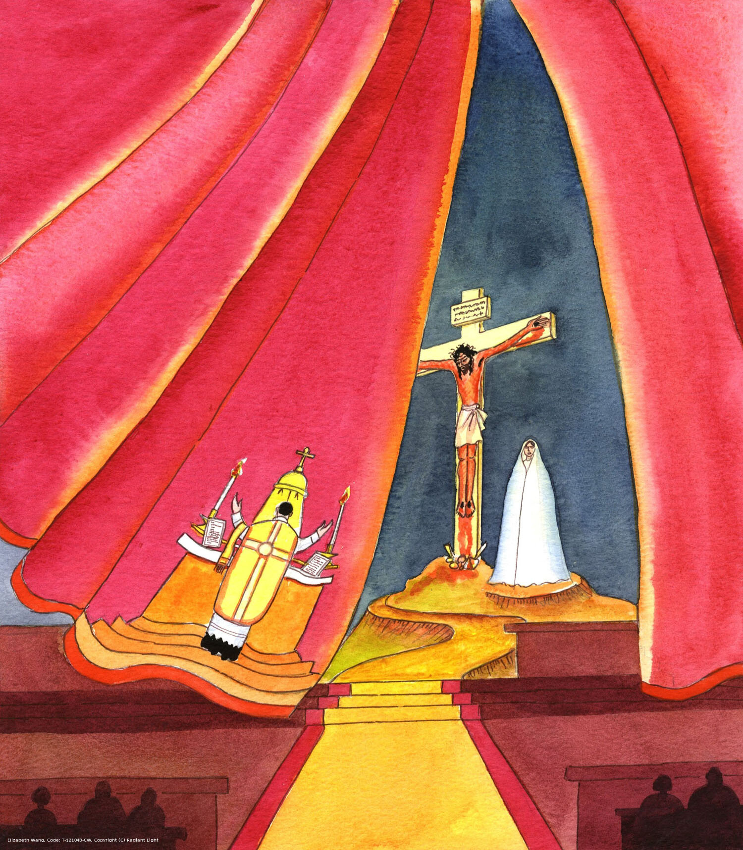 At the Mass, we are present as Christ prays for us to be forgiven. When He is made Really Present at the Consecration, it is as though we have a pathway, in Him, through time and space, to be present to all He has done for us in His earthly life, supremely to the once-for-all Sacrifice of the Cross, on which He suffered to win forgiveness for sinners, including ourselves. By His Precious Blood, He sealed a new Covenant between Heaven and earth. By His Resurrection He conquered sin and death.