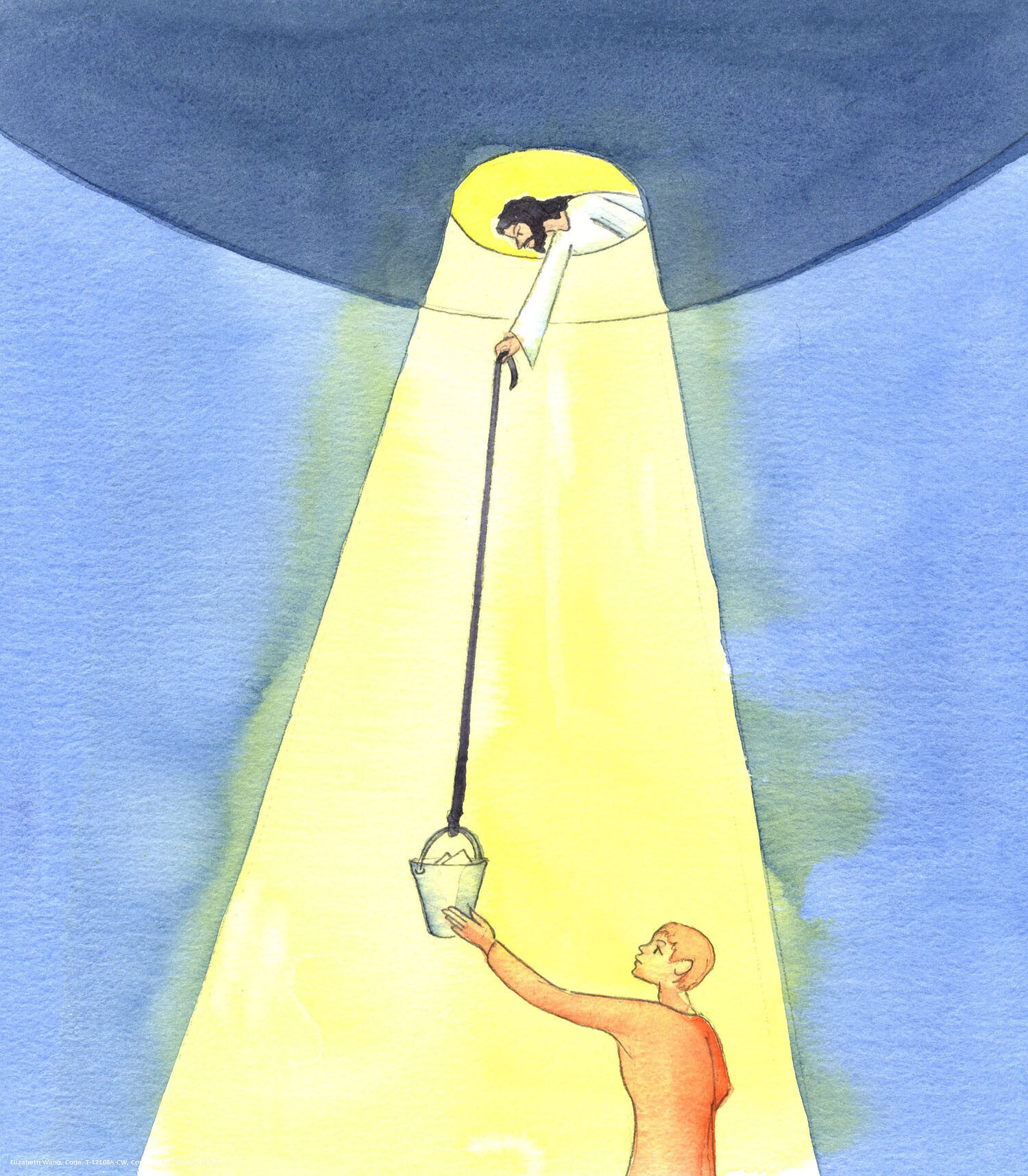 If we live in a state of grace, having received Divine Life, in union with Christ, through Baptism, we pray in the Name of Christ, in the light of the Holy Spirit; we can pray in confidence that the Father hears every prayer. It's as though Christ is leaning from Heaven, lowering a pail, as if down a well, so that He can draw up our prayers, to read each one to the Father, telling the Father of our needs and desires.