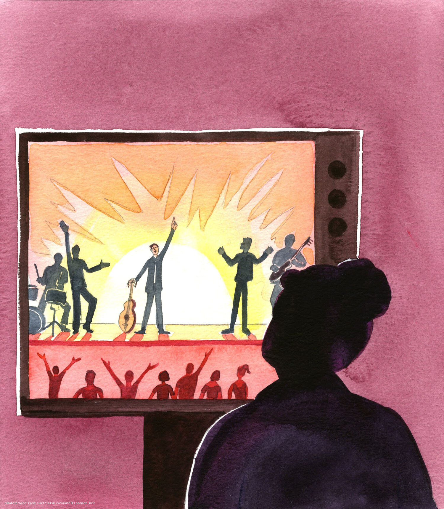 The Lord asked me to use, in a talk, the phrase I'd heard long ago, on television, at the end of a Gospel Rock-Concert. The star called out, "God exists! Jesus is alive!" - to a roar of delight and approval from his audience, who admired his faith and courage.