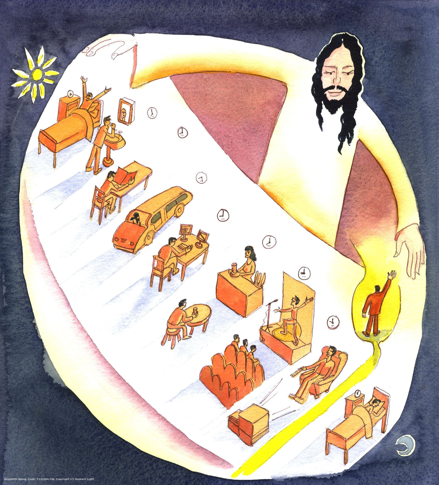 God sees an extraordinary sight, as He looks down upon countless members of the Church who plan their own lives, according to their own ideas and desires, yet deign to give only a moment of their time, now and then, for prayer, unaware of His immense holiness, or His Sovereignty as well as His love.