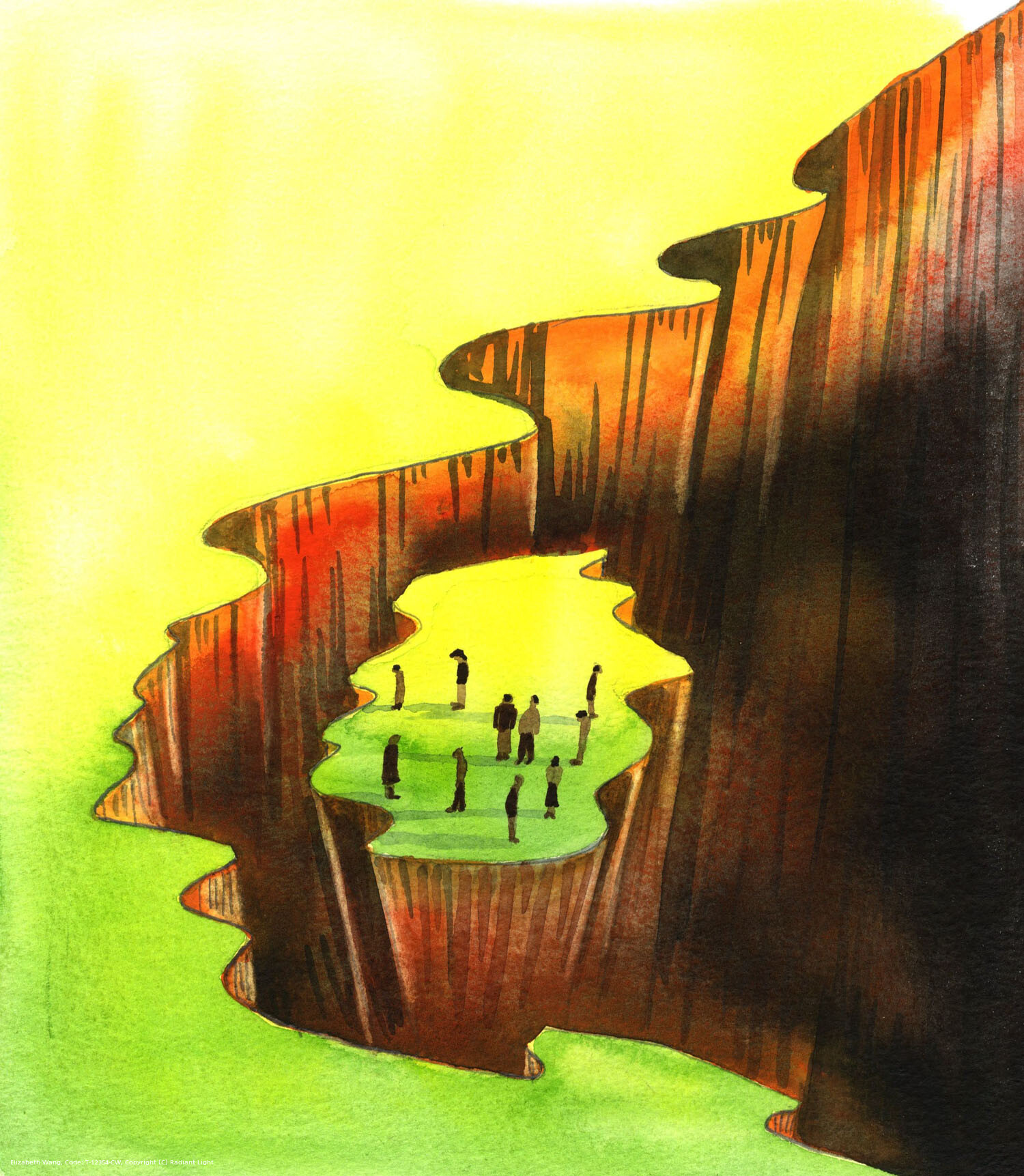 To be trapped in sinful ways, alienated from God, and helpless to bring about lasting change, is like being trapped on a rocky island, surrounded by a deep Abyss. Only if someone is parachuted in to save people there can they be helped to safety. And that is what Christ did, by coming to our world as God-made-man