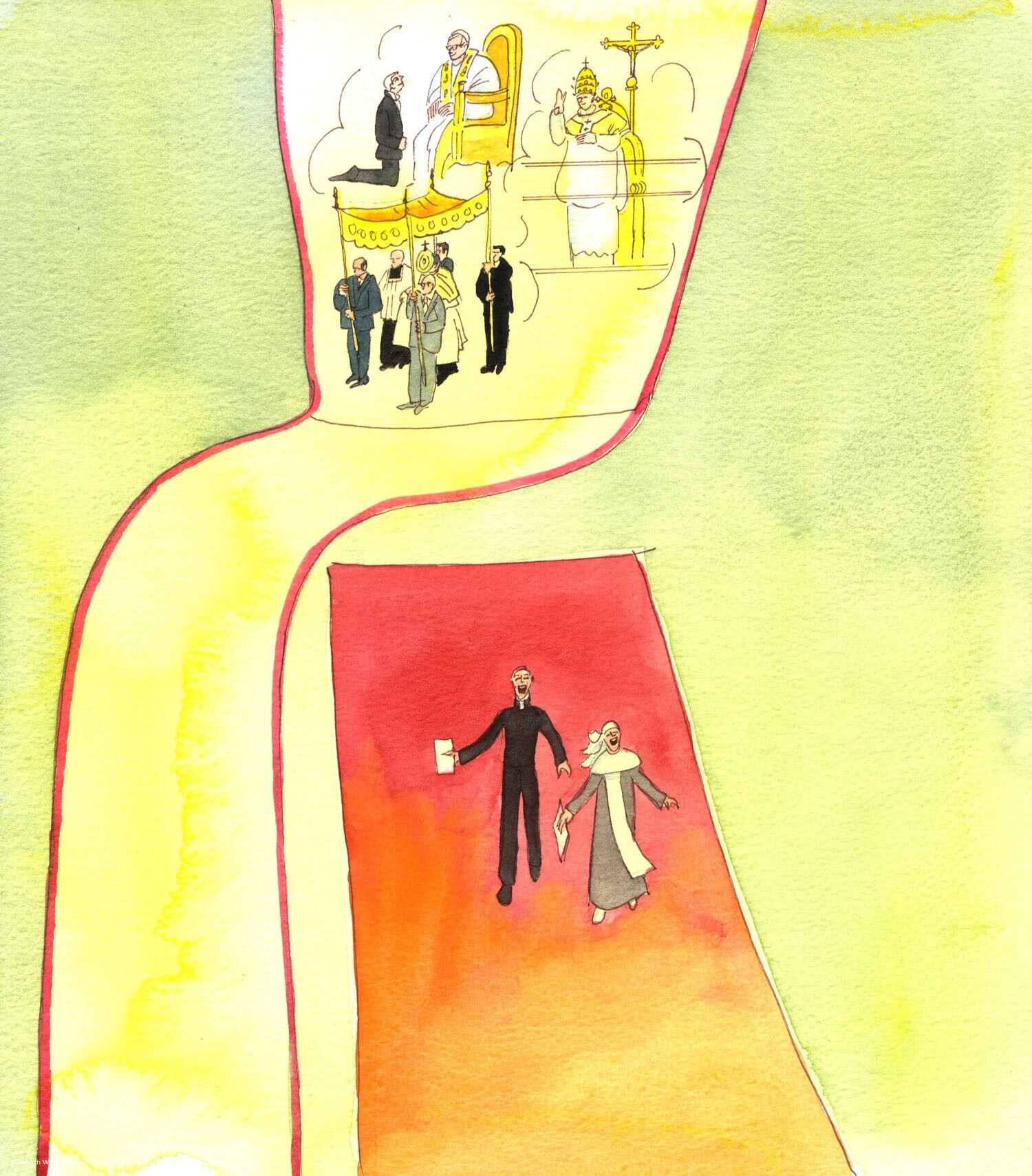 There were people who hoped to cast off ancient beliefs, customs and disciplines, after the Second Vatican Council. For two generations, many Catholics have built a new 'road' for themselves to walk on, with their modernist ideas, and lack of reverence both for the Sacred Tradition and for the Real Presence of Christ amongst His People - and for the Pope, who leads us, by the Will of Christ.