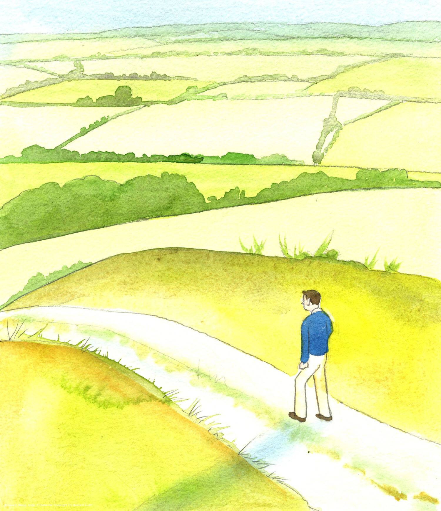 Just as people who follow a bridle path upwards, across the hills, in fine weather, can enjoy a beautiful view, so, people who 'ascend' in prayer, by the Lord's power, as they spend more time with Him, can see and understand spiritual things more clearly; but it is not always pleasant. Perhaps they see faults they had not previously noticed; but this is part of the process of growing in holiness.