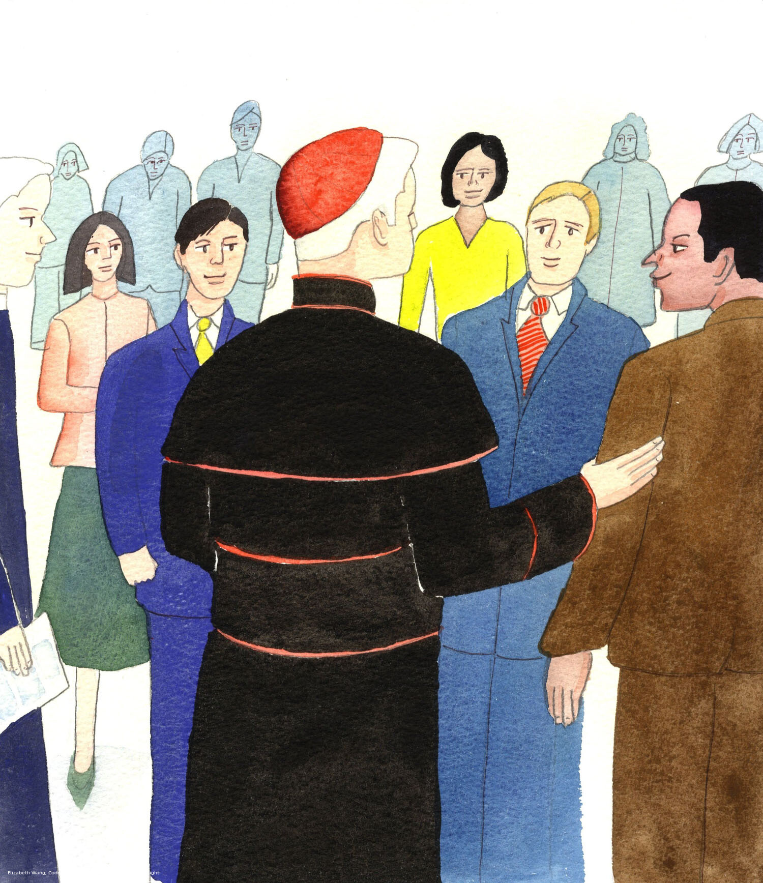 People treat a Bishop in all sorts of ways. A bishop is asked to do favours, to help the needy, to preach and console. He is often flattered, and over-busy. He cannot shepherd his flock, and serve them, and keep in mind their Eternal salvation, if he does not make time for prayer. He is in need of the intercessions of his own people, so that he will be of one mind with Christ.