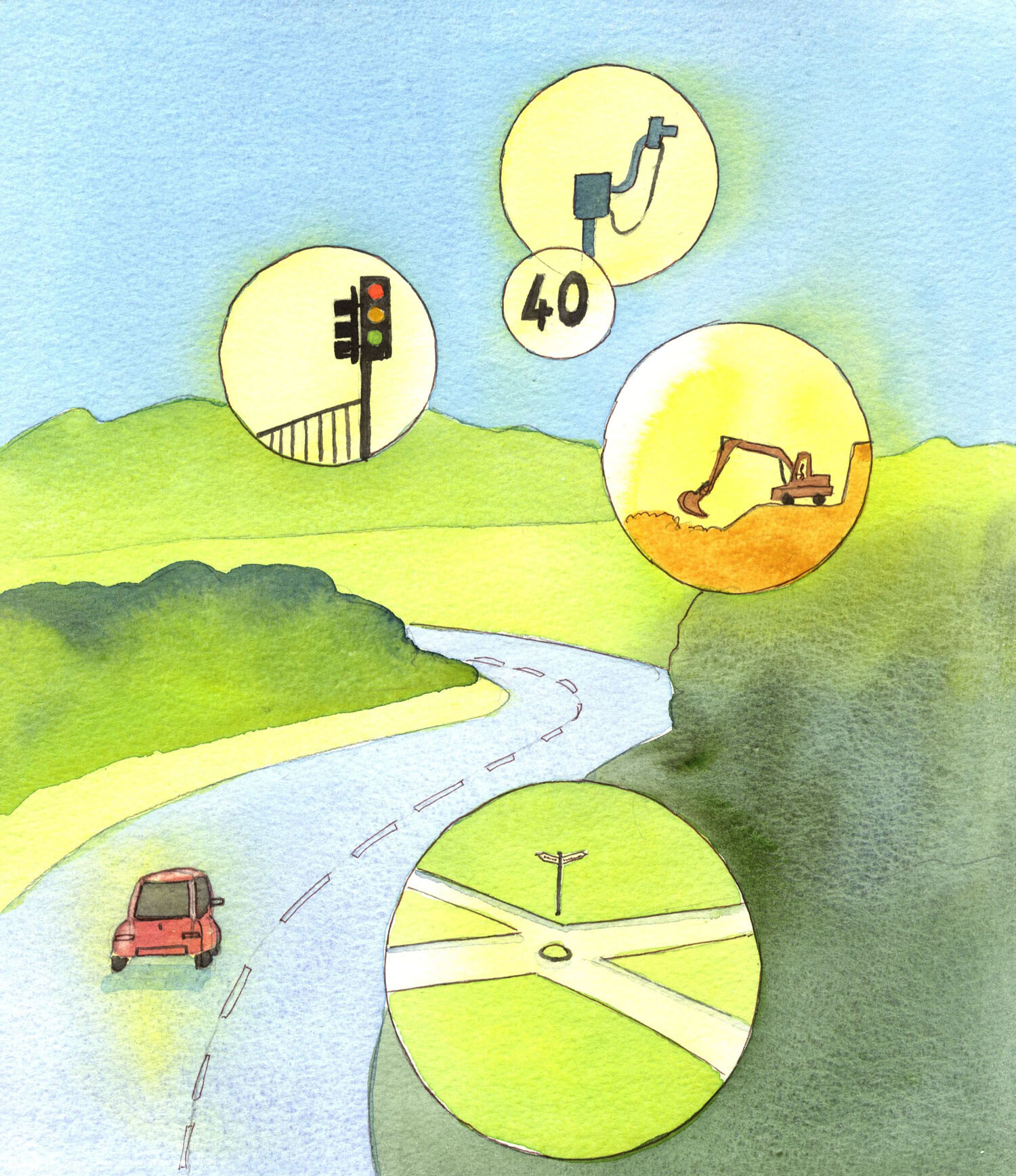 A person on a joyful drive through the country-side in Spring, to a pleasant destination, can enjoy the new greenery, and the blossom on the hedgerows; but it is necessary to remain alert for the whole time to road-signs, both well-established and new, to avoid danger. So it is on our journey to Heaven. We are foolish if we ignore the warnings offered by the Church, as well as accepting her food and fuel for the way.
