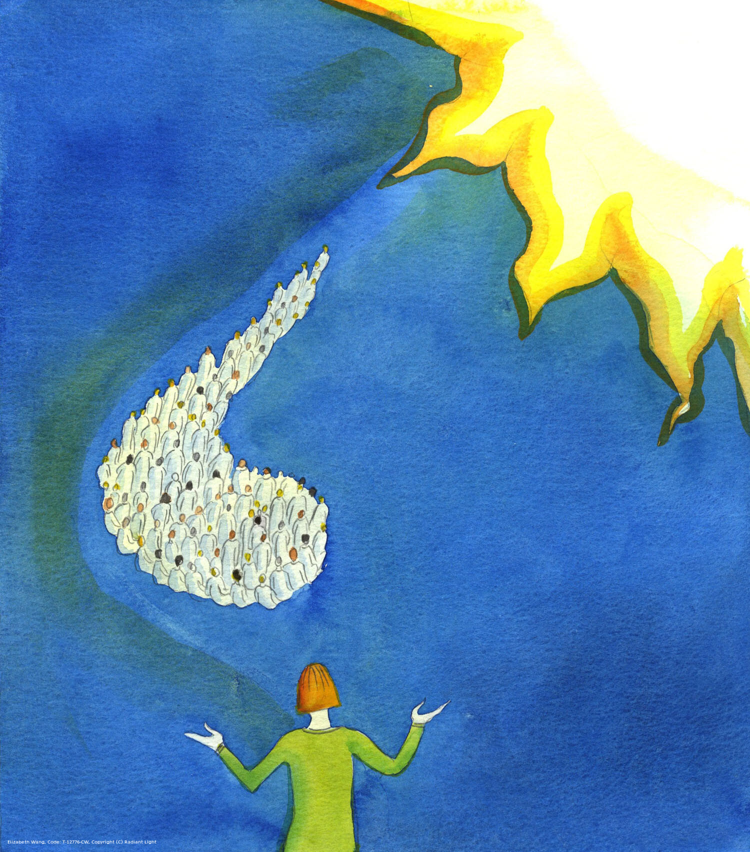 When we are too tired or too ill to name each precious friend and relation before God, to intercede for each in the name of God's Son, we can be certain that God understands our plight. He welcomes, all at once, all the people we have in mind, as if they are like a swarm of bees powerfully rising upwards to Heaven.