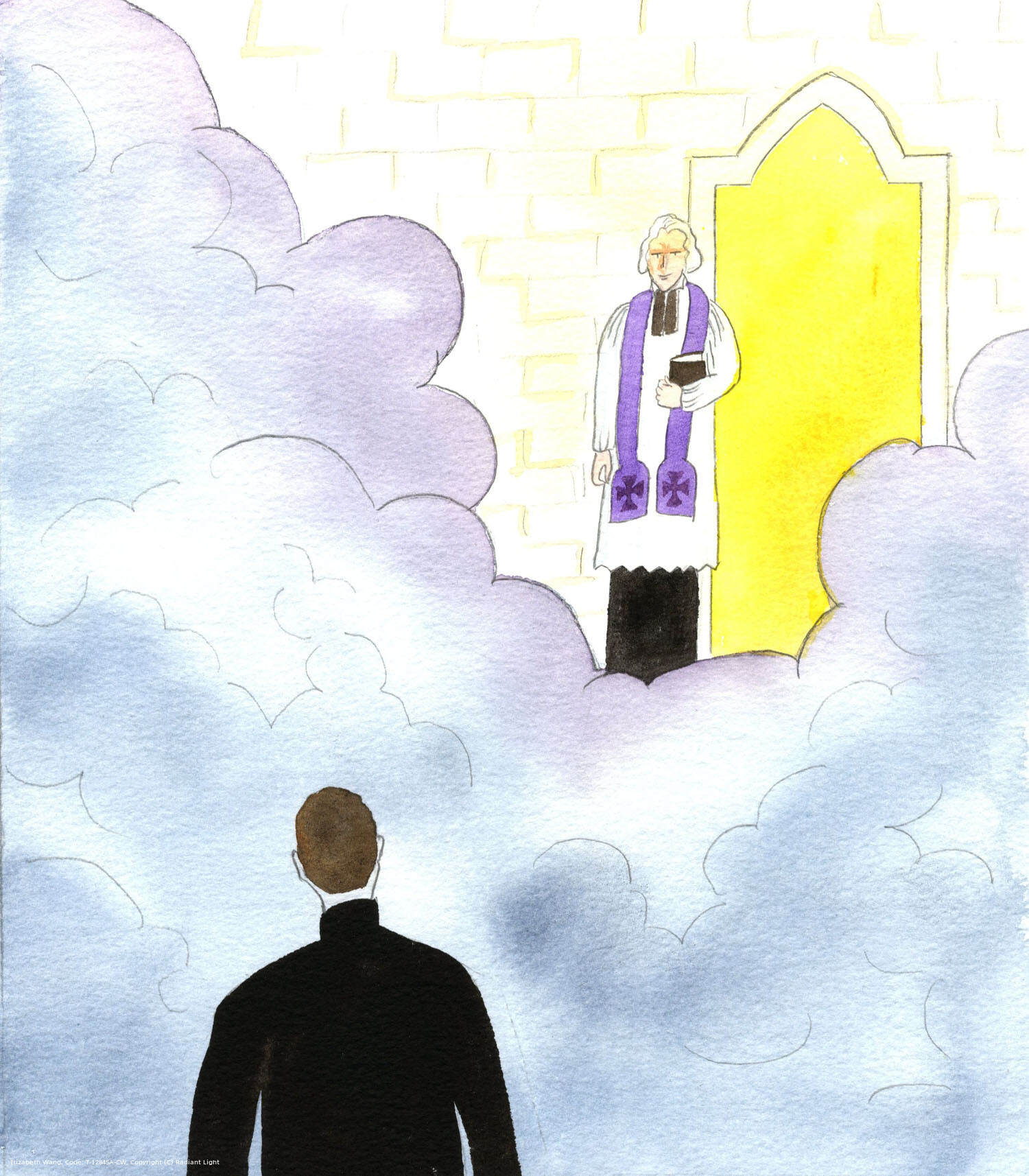 Christ holds up St. John Vianney, inviting all priests and Bishops to peer through the mists of time to meet a Saint whose priestly ministry was simple, fervent, Christ-centered, self-forgetful, pure and holy. St John is the ideal patron Saint for all Clergy. Faith and love are important, today, not trying to be being 'relevant'.