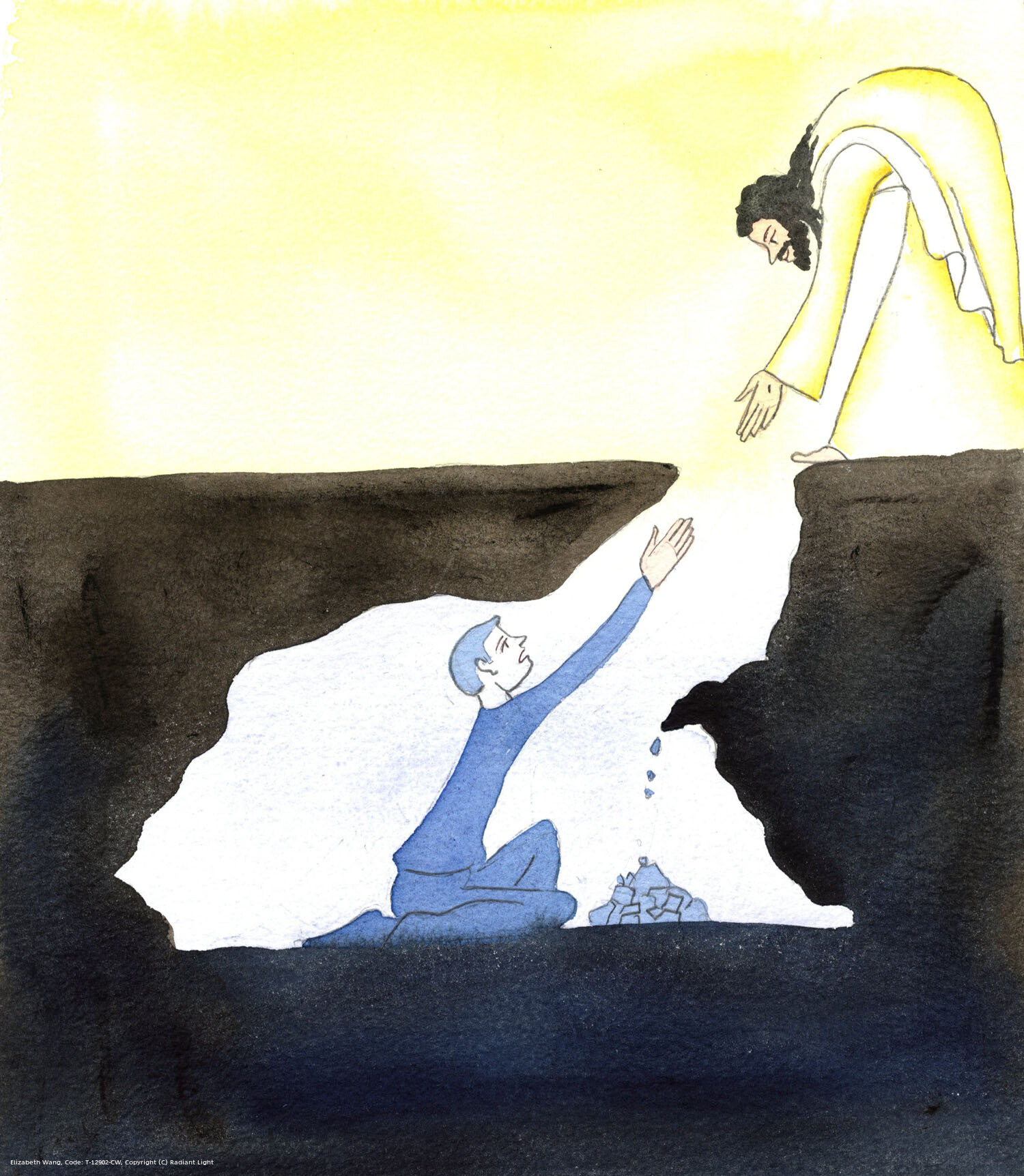 Whoever has spent some time separated from Christ, as if in an underground cave, through his own sin or self-pity, can be certain that when he decides to respond to the promptings of the Holy Spirit and to turn back to Christ, Christ will be glad to welcome him into His friendship again, and to give Him a helping hand.