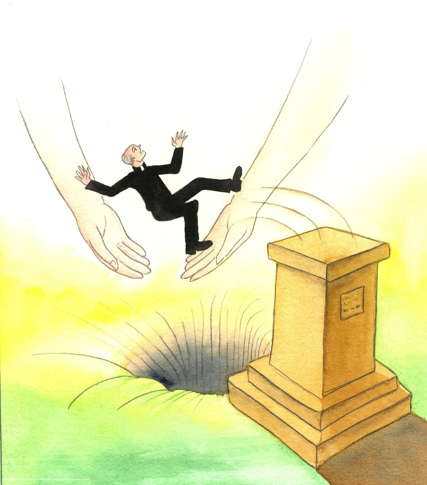 It can be hard for some priests as they grow old and frail, and step down from positions of influence, no longer able to preach and command a hearing. Some feel as though, in retirement, they are falling, helpless, towards oblivion; but they should believe that, underneath them, to hold them, are the 'everlasting arms' of God.