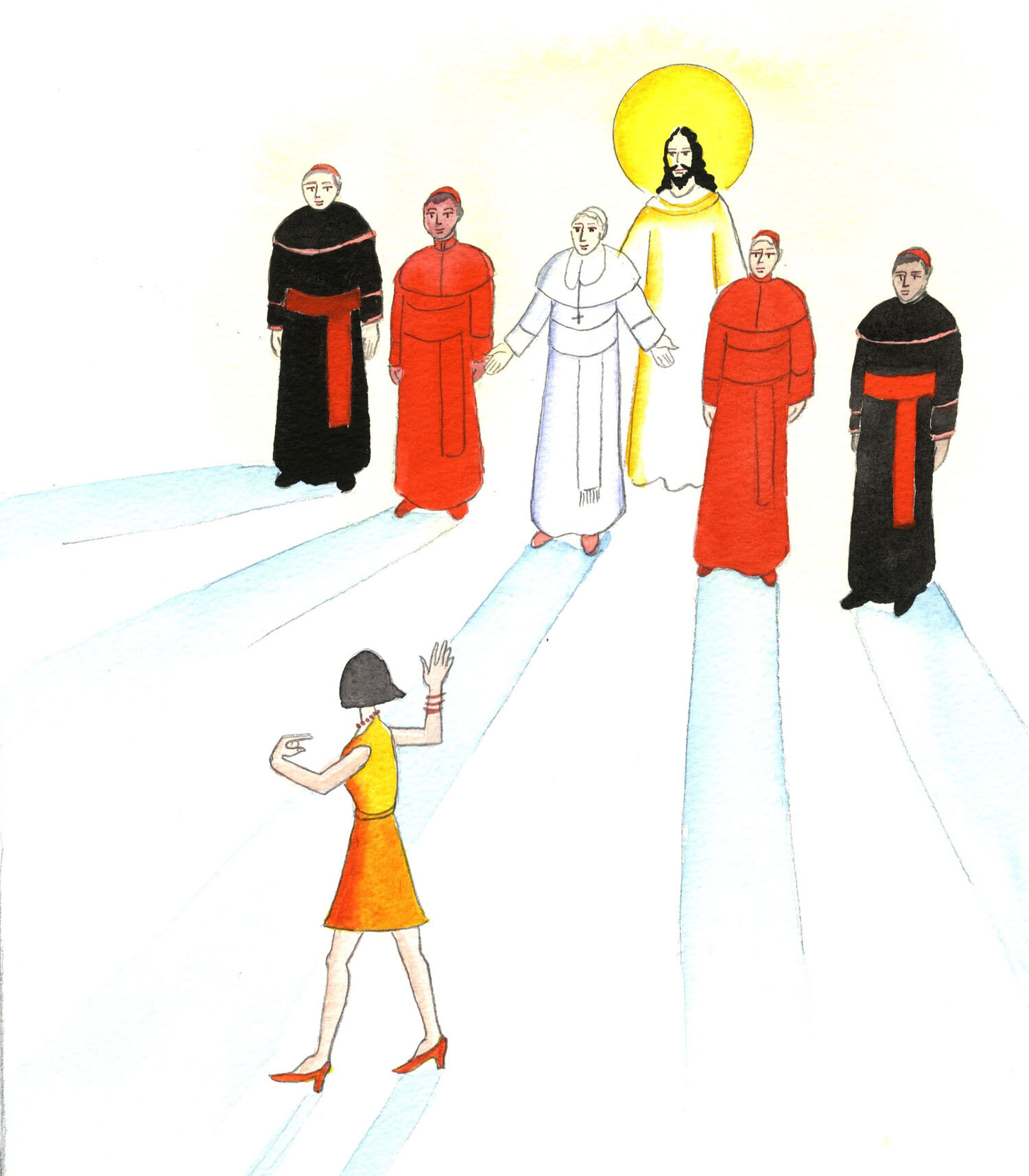 When we talk about the Magisterium we mean that it is Christ Who has given us the Pope and the other Catholic Bishops, to teach us the truth handed on in Sacred Scripture and in the Sacred Tradition. They teach us right from wrong. To spend a life-time arguing about their sure teaching is to waste valuable time, which we could have spent striving for holiness in the service of God and neighbour.