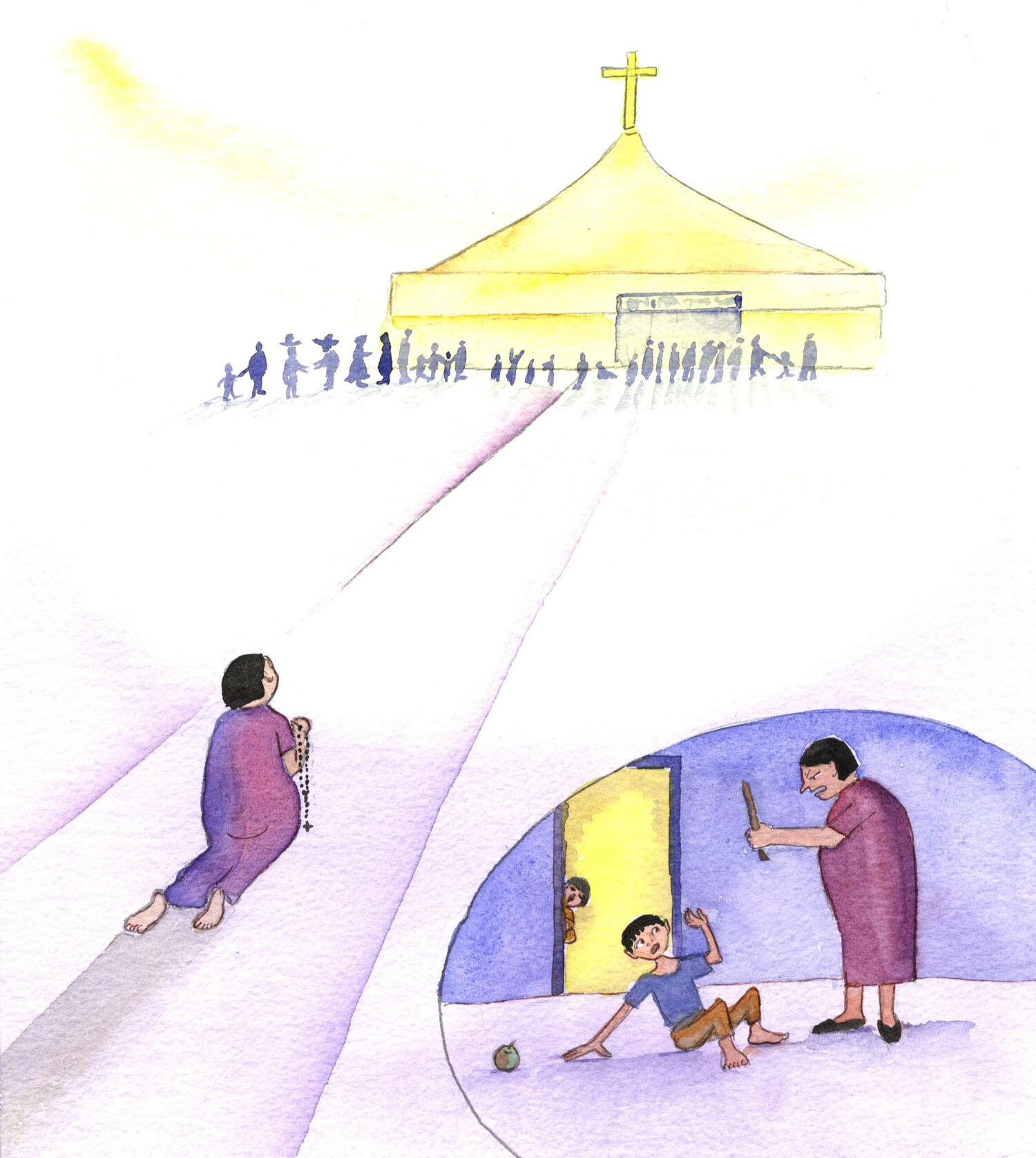 If we treat our fellow-creatures with contempt or hard-heartedness, we cannot draw down graces from Heaven by our special devotions to Our Blessed Lady, no matter what efforts we put into our devotions. We cannot please Our Mother whilst blithely disobeying the advice, and the Commandments, of her beloved Son.