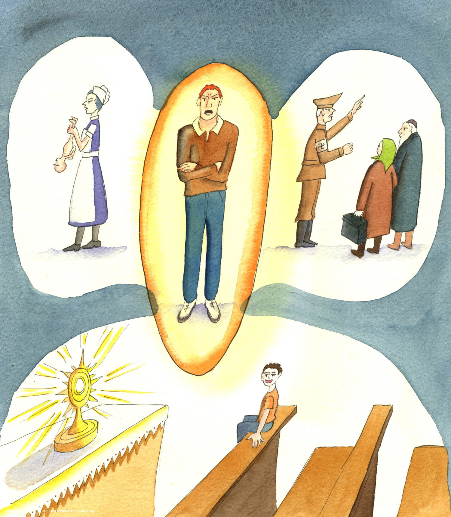 Carelessness can be the first step on a path that leads to terrible results. Carelessness about life leads to the deaths of innocent babies by abortion. Carelessness about our neighbour's welfare leads to silence when they are harmed by an evil regime. Carelessness in catechesis can lead to gross irreverence towards Christ our God and Saviour, and to uncharity towards the neighbour who prays - and even to carelessness about the moral law, and about sin and death.