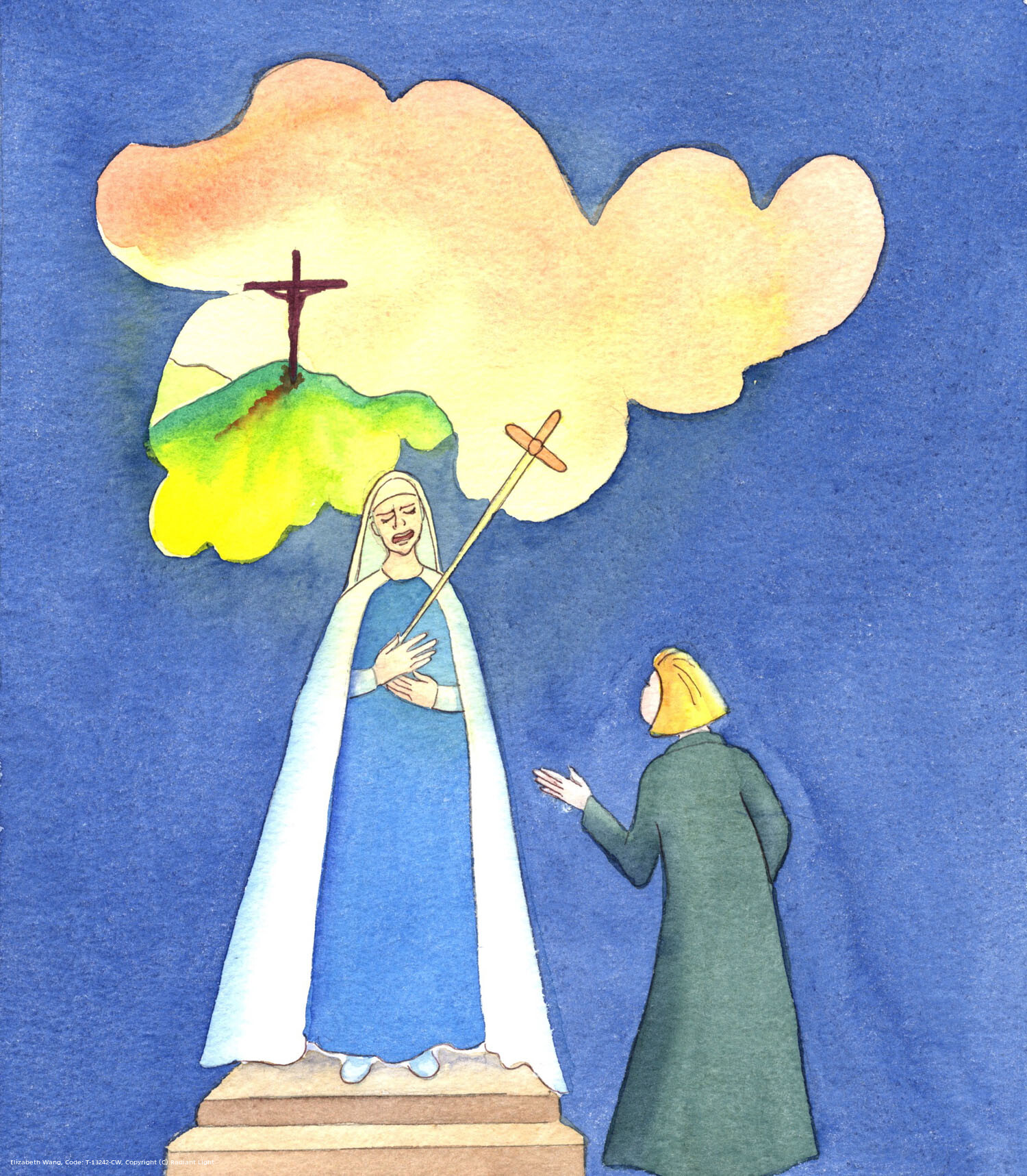 Christ wants us all to know how deeply He rejoices in our devotion to 'Our Lady of Sorrows'. It was the Father Who made Mary worthy to be mother of Jesus, gave her the courage to persevere even through her Son's Passion - and so to enjoy His Resurrection.