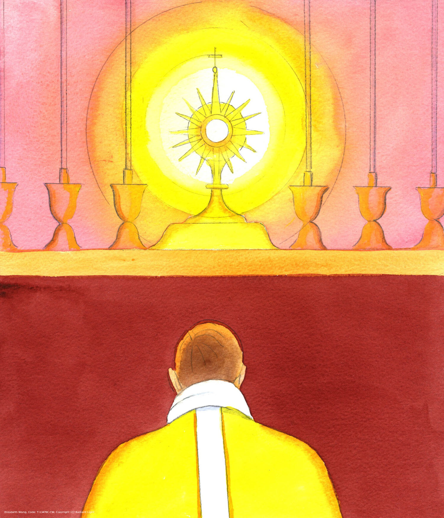 A priest's life is often difficult; yet every priest can benefit if he arranges Adoration of Christ in the Blessed Sacrament. Prolonged prayer, before the One whose place a priest takes at the altar, helps a priest in his prayer, and in his care for the lost and the afflicted.