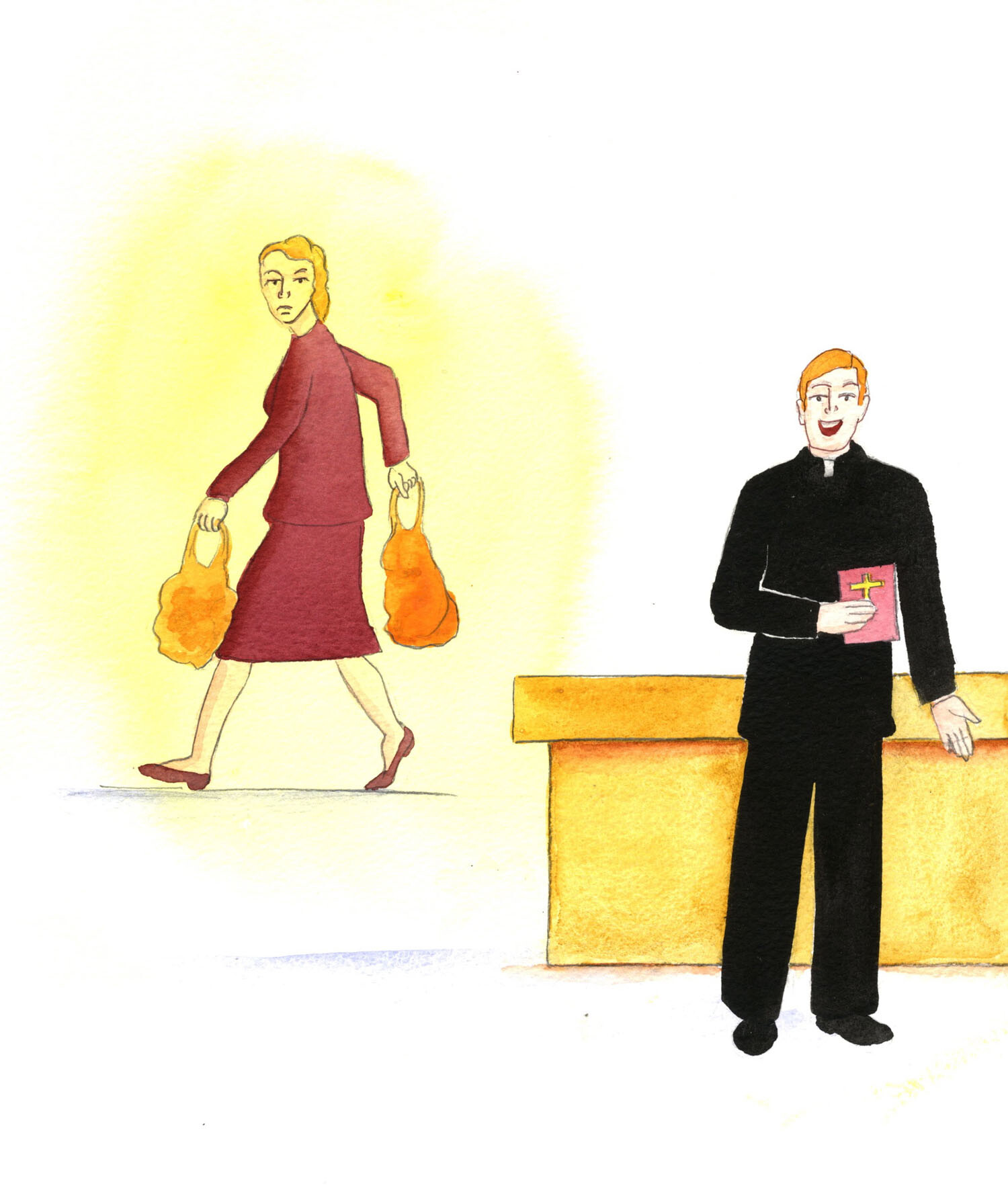 It is tragic that when the Real Presence has been banished from a Christian group, the joy of members must often depend on whether or not a person sees a particular pastor as a congenial and helpful leader, and not on a joyful dependence on Jesus Christ, sacramentally Present on the altar and in the tabernacle.