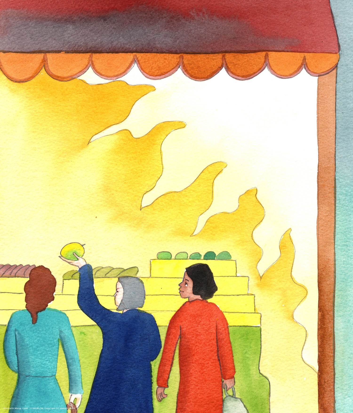 People can picture the gifts and graces given by God as being bargains from a wonderful stall-holder. Yet all the gifts He gives are free; and if we could see the invisible One high above us we would see how much He delights in giving gifts, to make us joyful and holy.