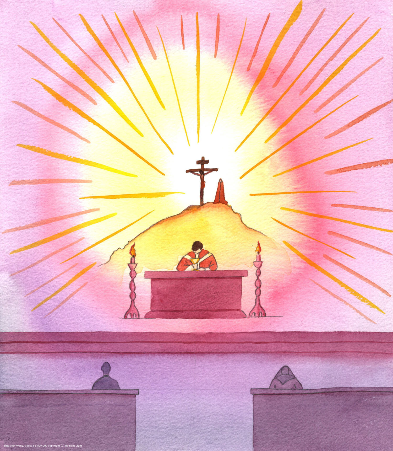 We are present at Mass to the one Sacrifice of Christ by which mankind was redeemed. This does not mean that everyone is saved. Christ died for all. Everyone is offered opportunities in life, by God, by which to benefit from the graces poured out for souls through Christ's self-giving love; but He sees how tragic it is, that so few of us believe in Him, and follow Him.
