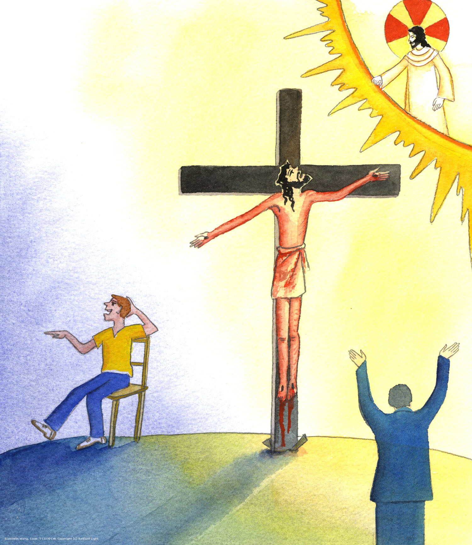 If we know someone who endangers his own salvation, and we pray to the Father, in the name of Christ, with faith, it is as though Christ on the Cross has freed an arm, in order to point to that great sinner, saying: "He is one of Mine: one of those I came to save"; and so, for Jesus' sake, the Father hears and grants us Jesus' prayer, obtained through our intercession. We should be joyful that, in Christ, we have so much power.