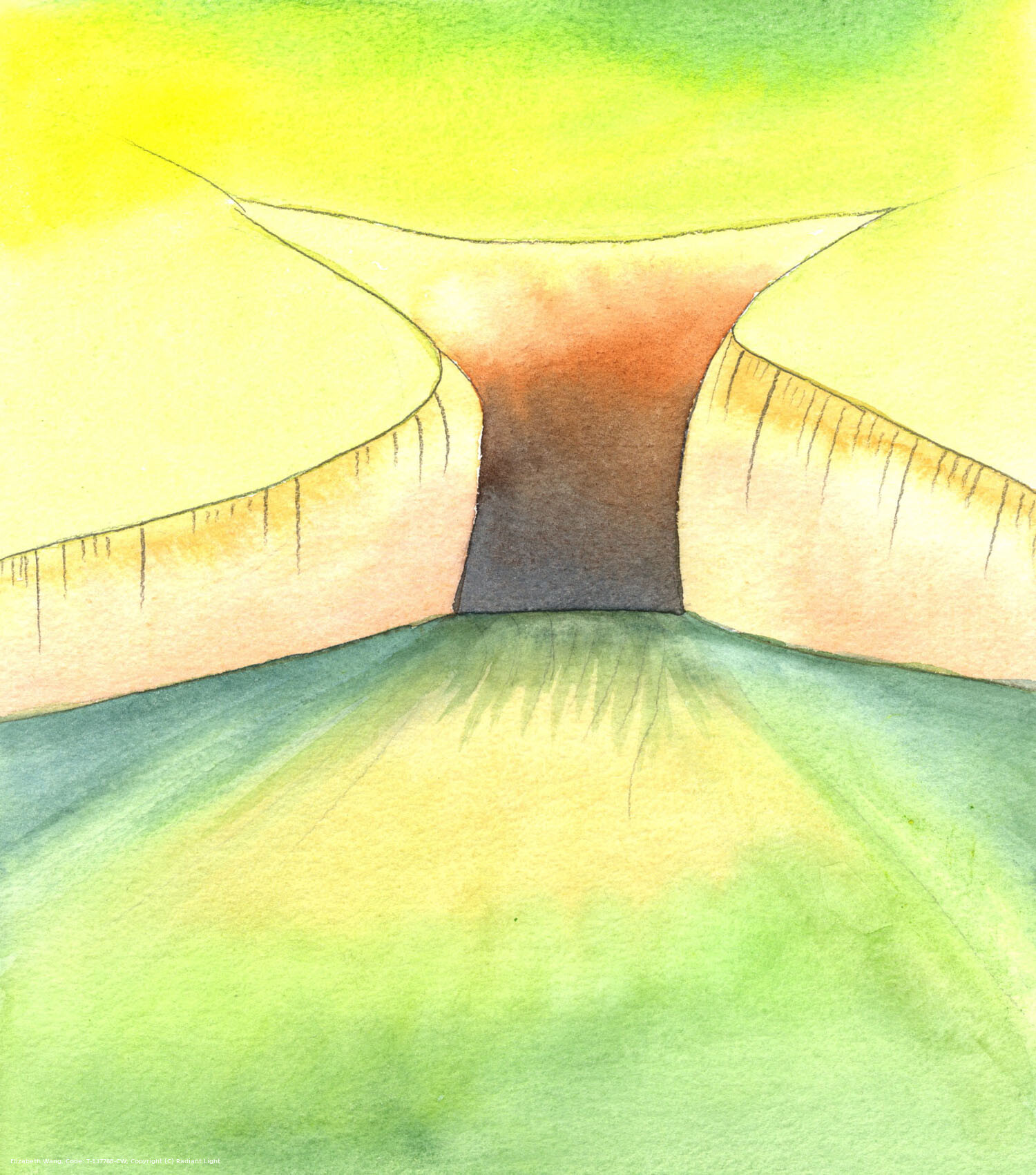 At the end of human life, we shall ultimately make our way towards Heaven - by the grace of Christ - or to Hell, as a consequence of our own choices and actions. Hell can be pictured as a hole in the ground, from which no-one can return, whether to earthly life or to Heaven. It is a life of utter misery and regret, shared with others who have resolutely refused, until death, to accept Christ's invitation to turn to Him in repentance, to receive the gift of Divine Life.