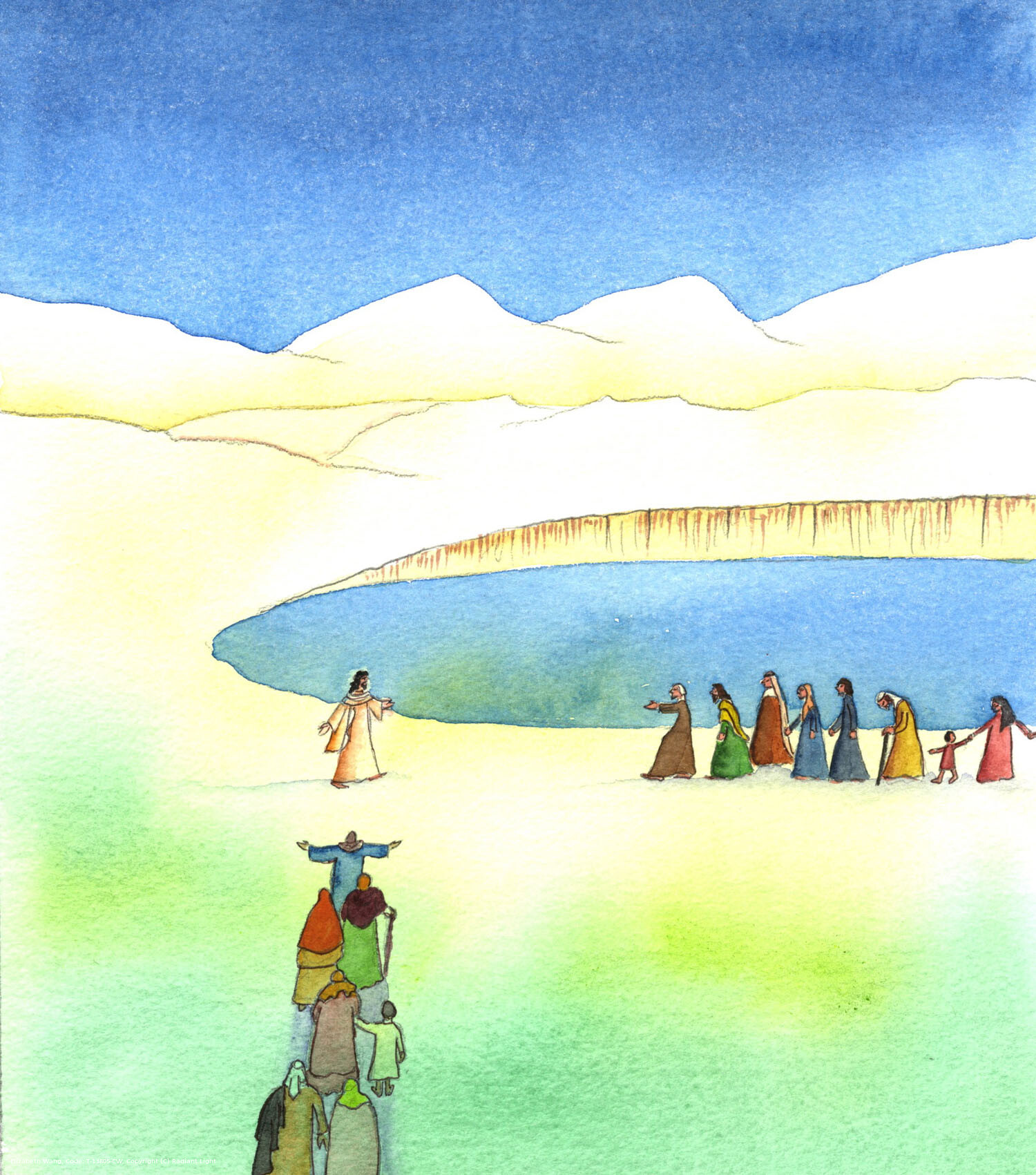 Thousands of people flocked to see Jesus in Galilee, not only because He healed people; it was also because He was such a lovable person: wonderful to be near: helpful, kind and encouraging, as we can read in so many Gospel stories.
