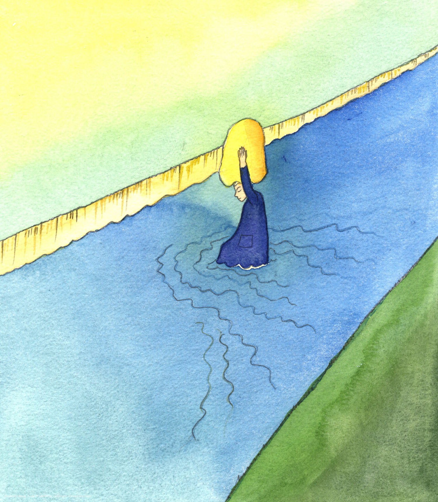 Only by the grace of God can we persevere in grace. We should give thanks to God, and take no pride in our success, whenever we manage to endure a distressing or painful episode, or a time of persecution, without becoming resentful, envious, or full of self-pity or gloom. It is as though we have forded a dangerous river, with our soul held high above our head.