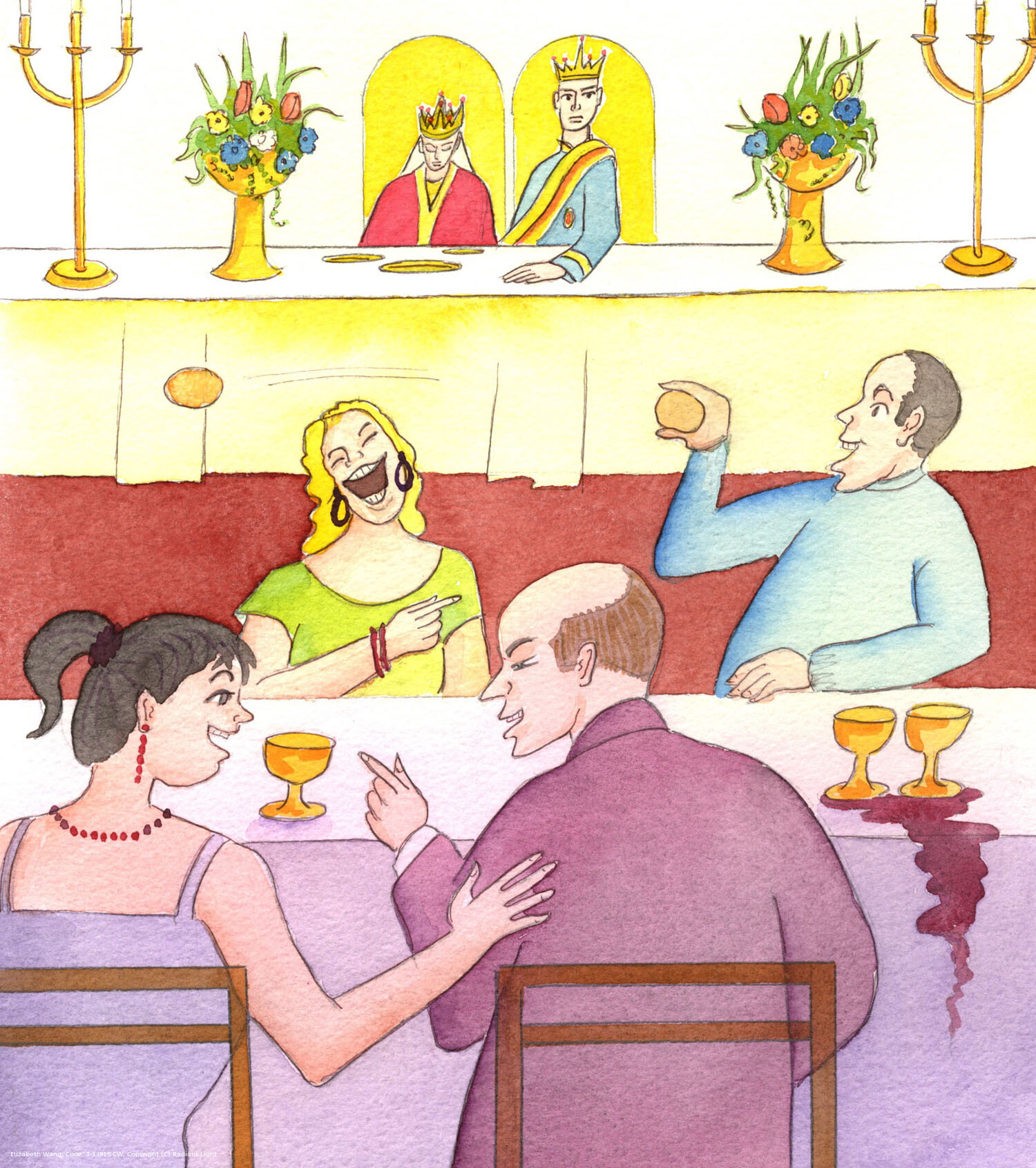 Imagine the sadness of a king who arranged a special event, sent out special invitations to special guests, with special food prepared, and special proclamations to be made, who then found his event disrupted, and himself insulted, by guests who ate and drank uproariously, and threw bread rolls, for fun, chatting, and ignoring the king; that is how it seems to Christ, Really Present with us, when our behaviour at Mass is irreverent or unholy, unworthy of our God.
