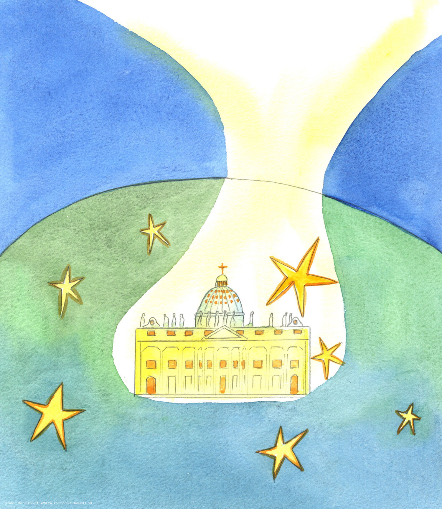 The Church in every age meets mockery and persecution; and she prays to Heaven for help and is always answered. God sends star-bursts of light, which are persons and movements which show out truth and love, renewing the Church, bringing new hope to the weak and consolation to the faithful.