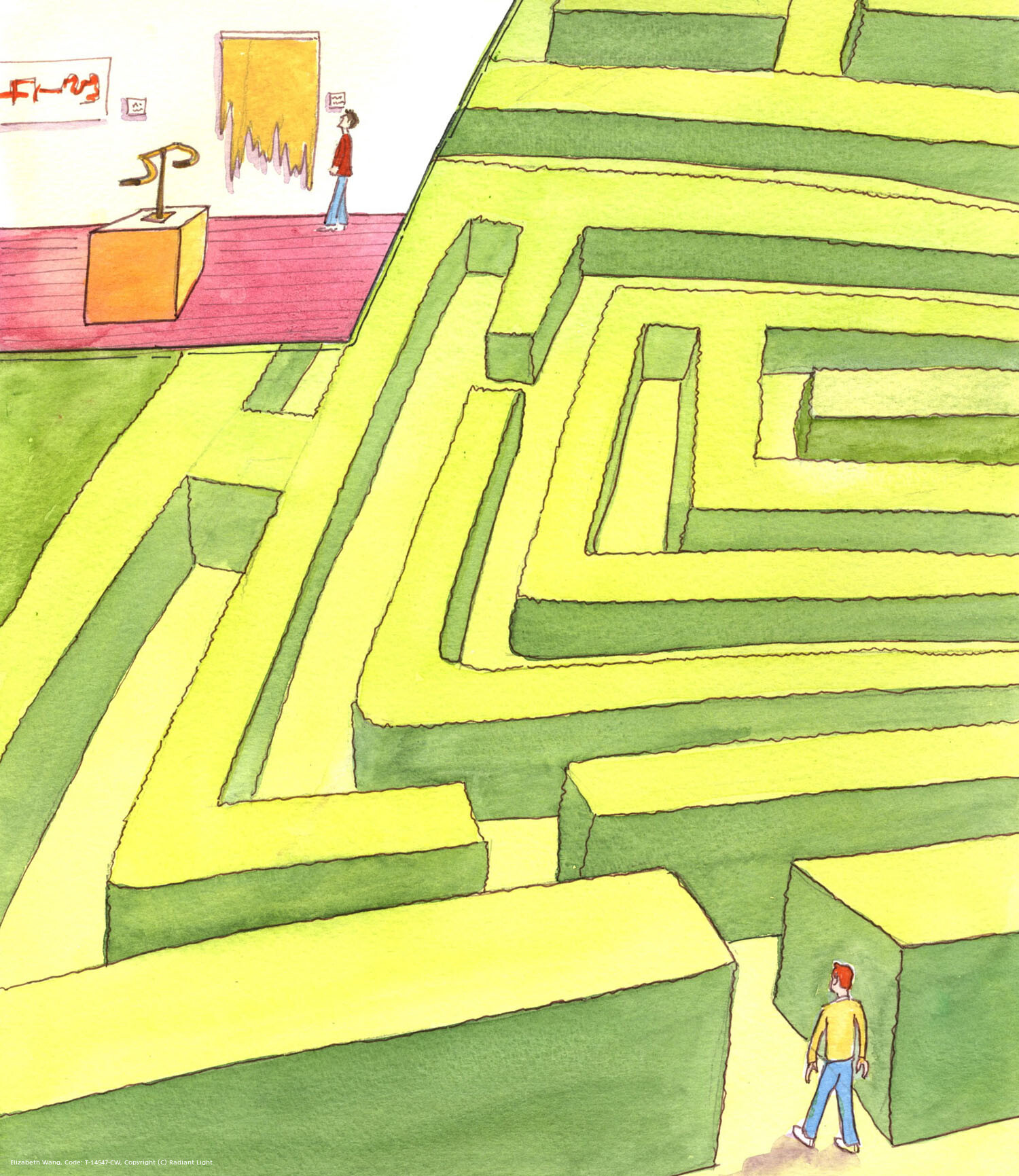 There are many leisure occupations that are not sinful, though some people are puzzled by modern art: abstract and conceptual art. Other people spend some spare time finding their way round a maze, in a country garden. Whether we are attracted to novelties or thought-provoking events, a question that needs to be asked is, 'What is life for?' After our ordinary duties, do we make fruitful use of our free time? Does everything we do, think and say give glory to God?