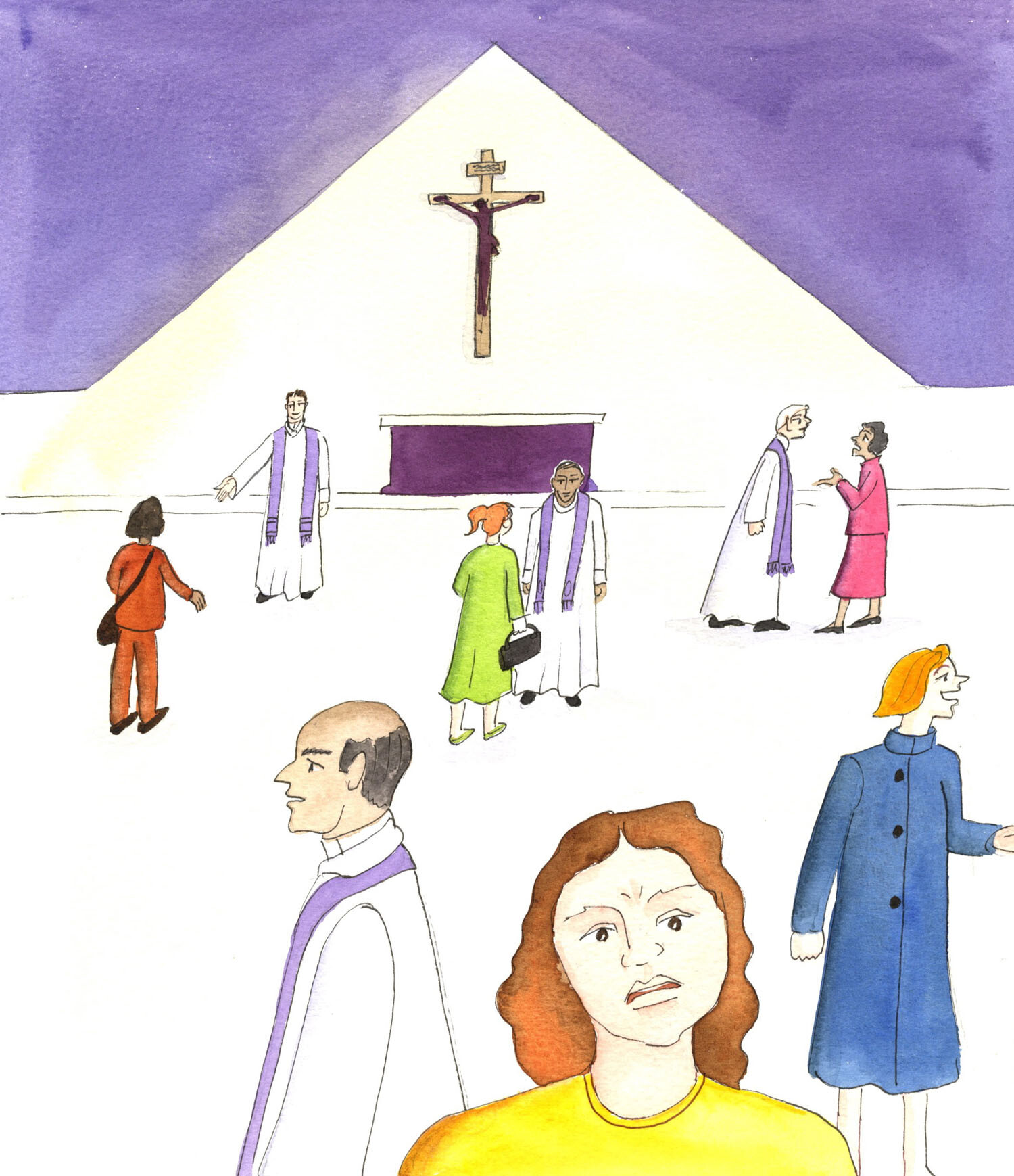 It can be tempting, to go from parish to parish, looking for a priest who will really 'understand' our soul, and free us from our scruples. But if we picture the Catholic Church as being like one vast tent, in which we have priests to help us, it can seem rather foolish to go from priest to priest, disbelieving the assurances of one, then turning round to seek opinions from another. Better to trust in Christ, who guides us through His faithful priests and who certainly forgives our sins in each good confession.